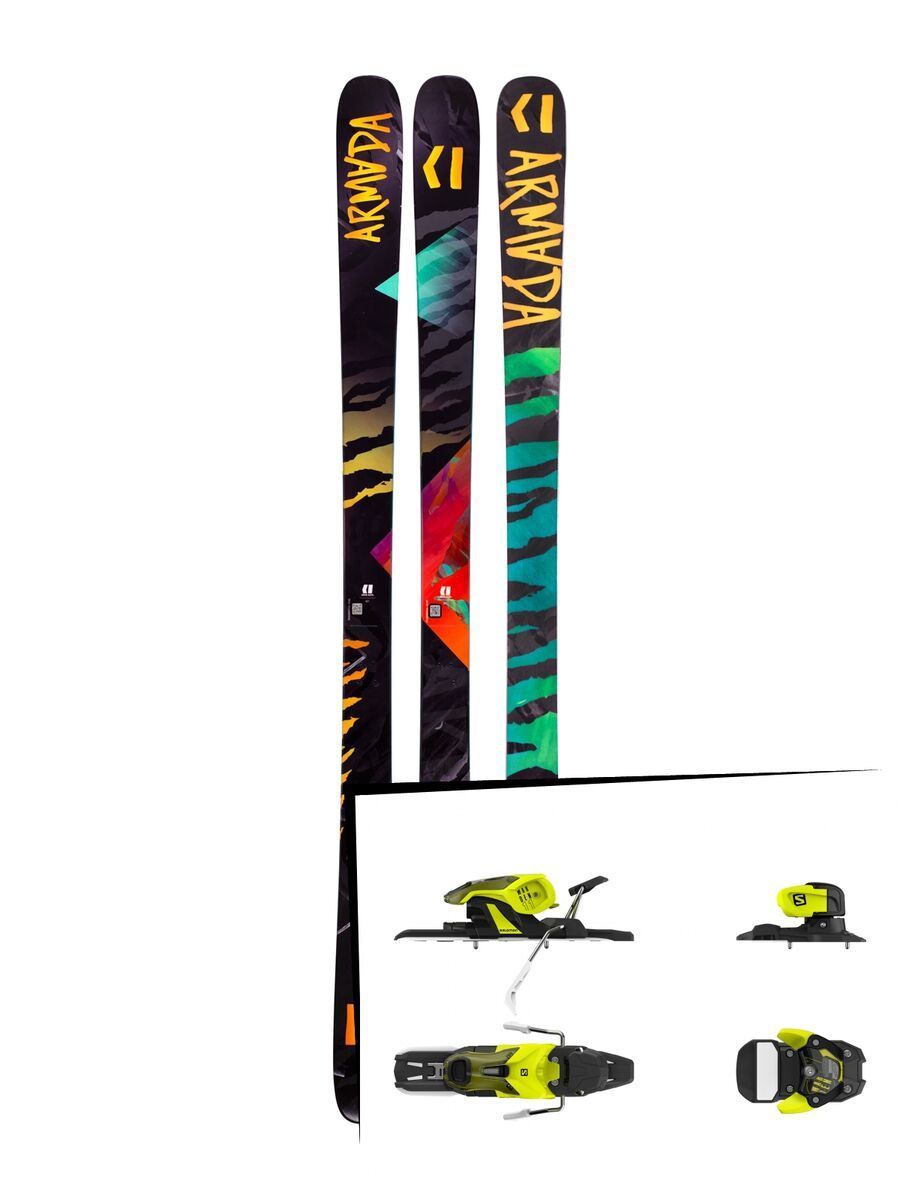 Set: Armada Arv 86 2019 + Salomon Warden 11 yellow/black - Bild 1