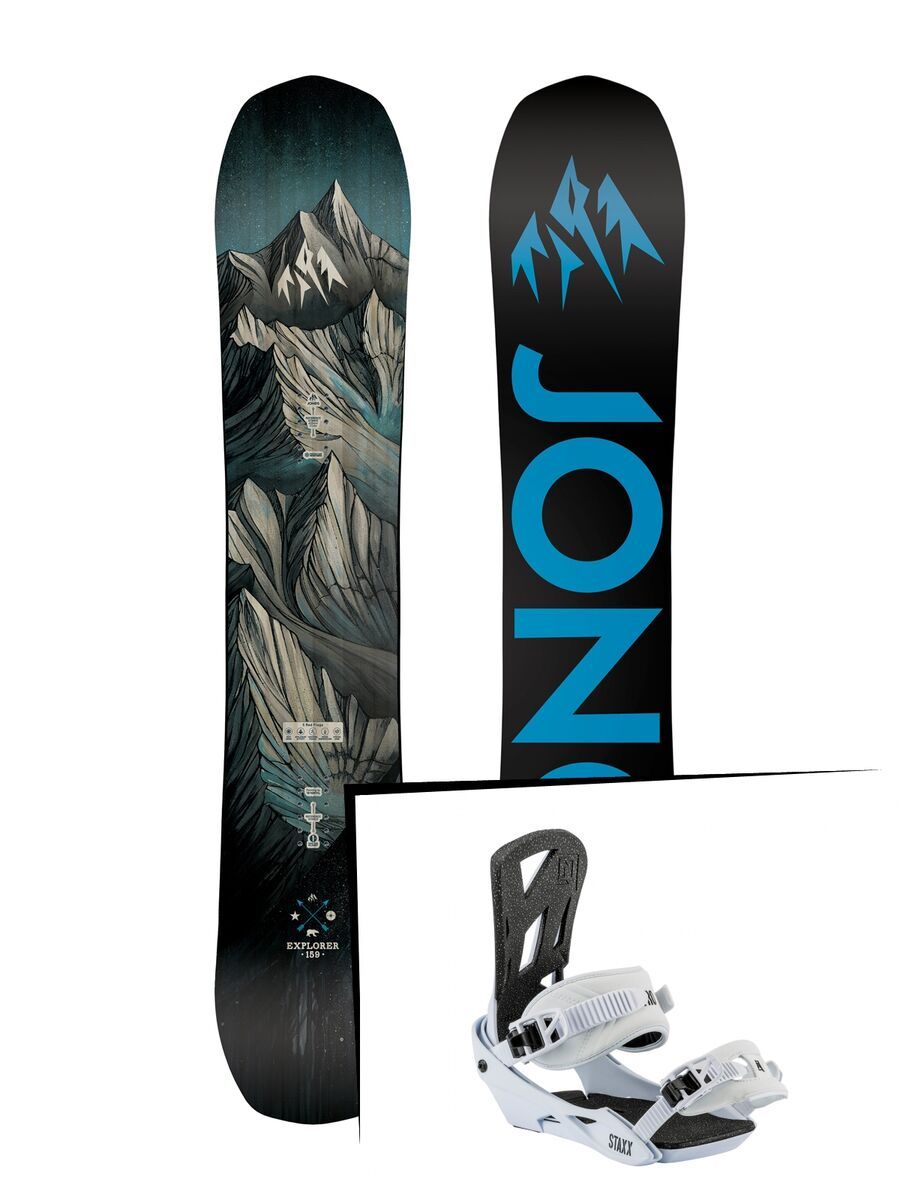 Set: Jones Explorer Wide 2019 + Nitro Staxx salt - Bild 1