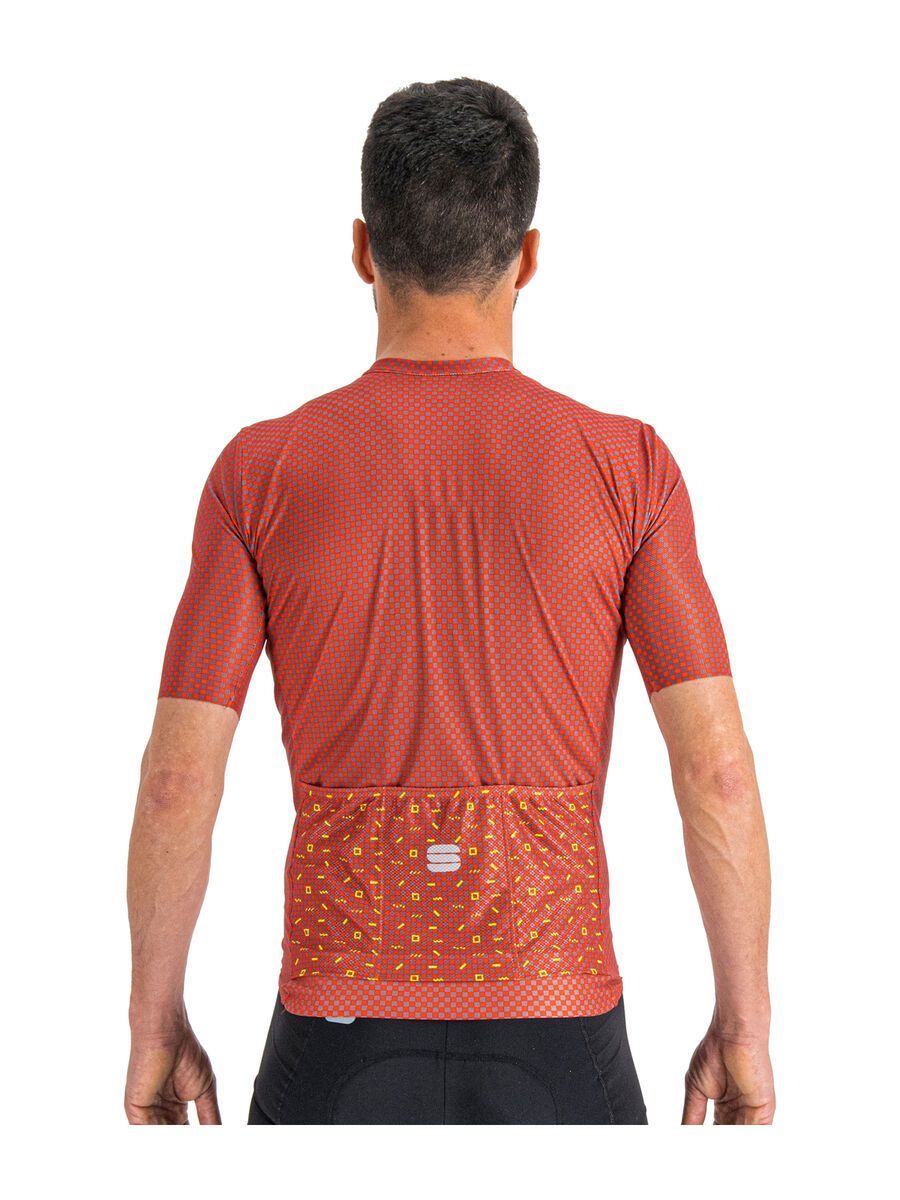 Sportful Checkmate Jersey, chili red mauve - Bild 2