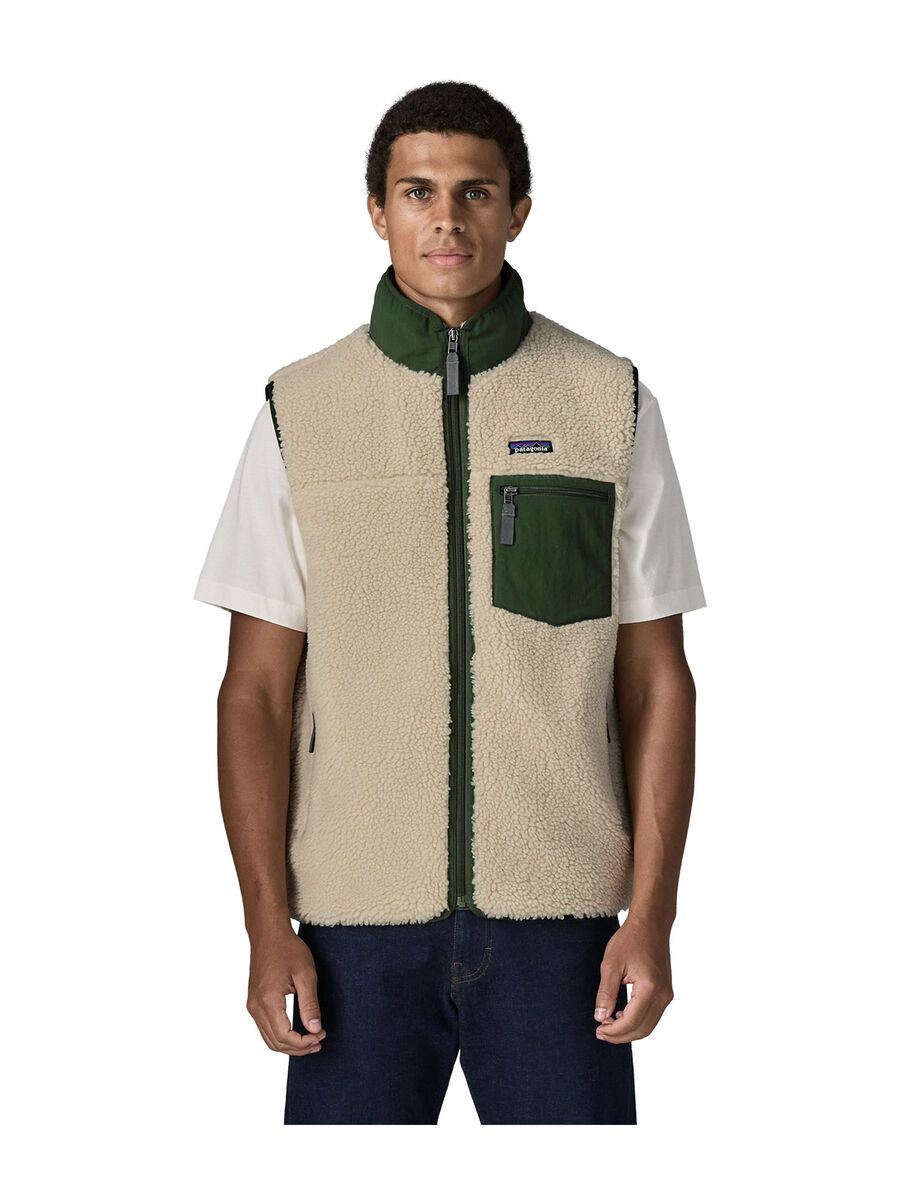 Patagonia Men's Classic Retro-X Vest, dark natural w/treeline green - Bild 2