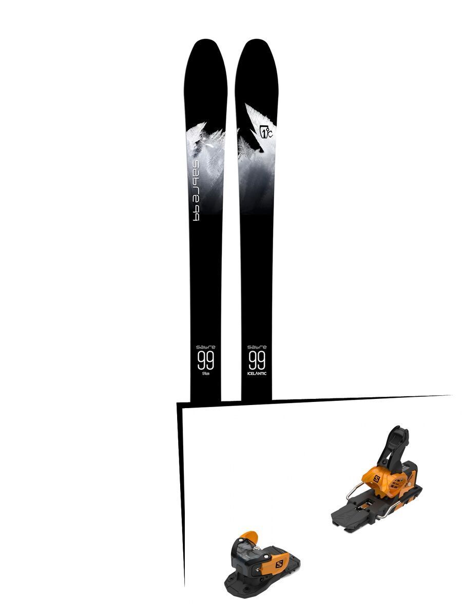 Set: Icelantic Sabre 99 2018 + Salomon Warden MNC 13 saffron/black - Bild 1