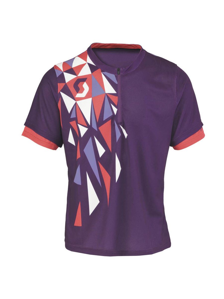 Scott Shirt Path Graphic s/sl, dark purpl/red - Bild 1