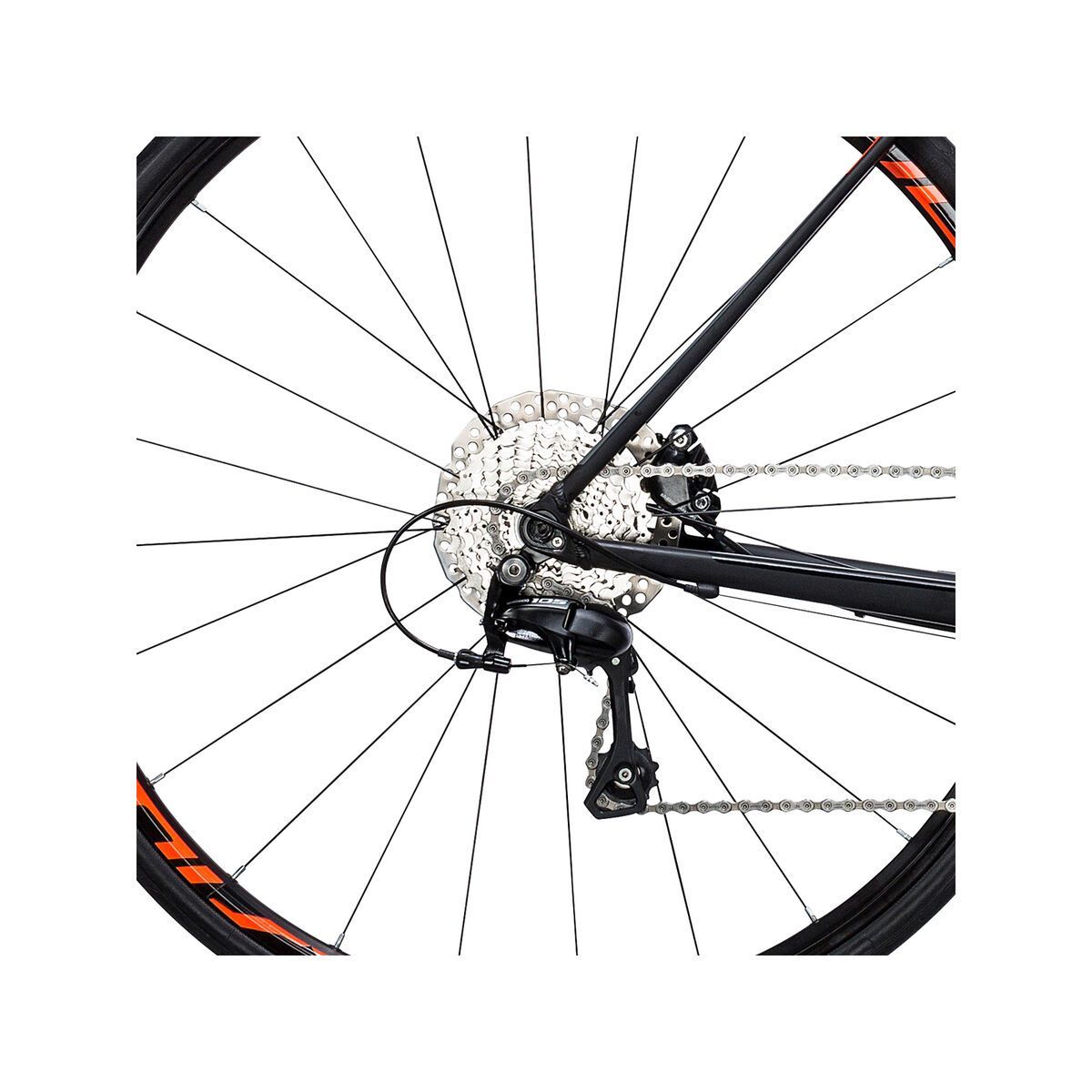 Cube Attain SL Disc, black´n´flashred - Bild 4