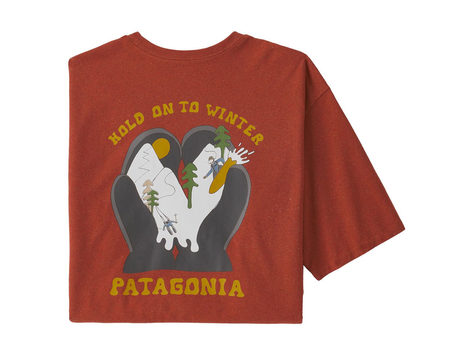 Patagonia Men's Hold On To Winter Responsibili-Tee, sisu brown - Bild 1