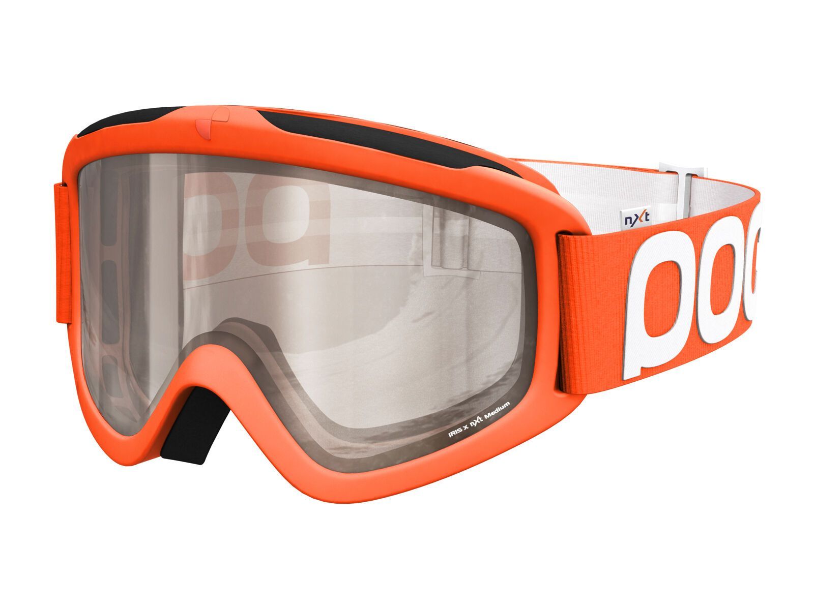 POC Iris X Zink Orange NXT Photo, orange/Lens: brown silver mirror - Bild 1