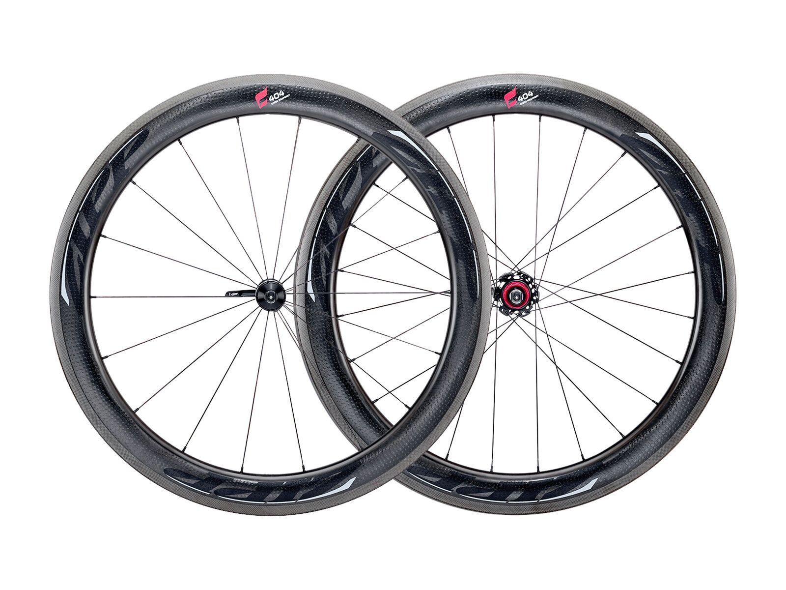 Zipp 404 Firestrike Carbon Clincher, schwarz / schwarze Aufkleber - Bild 1