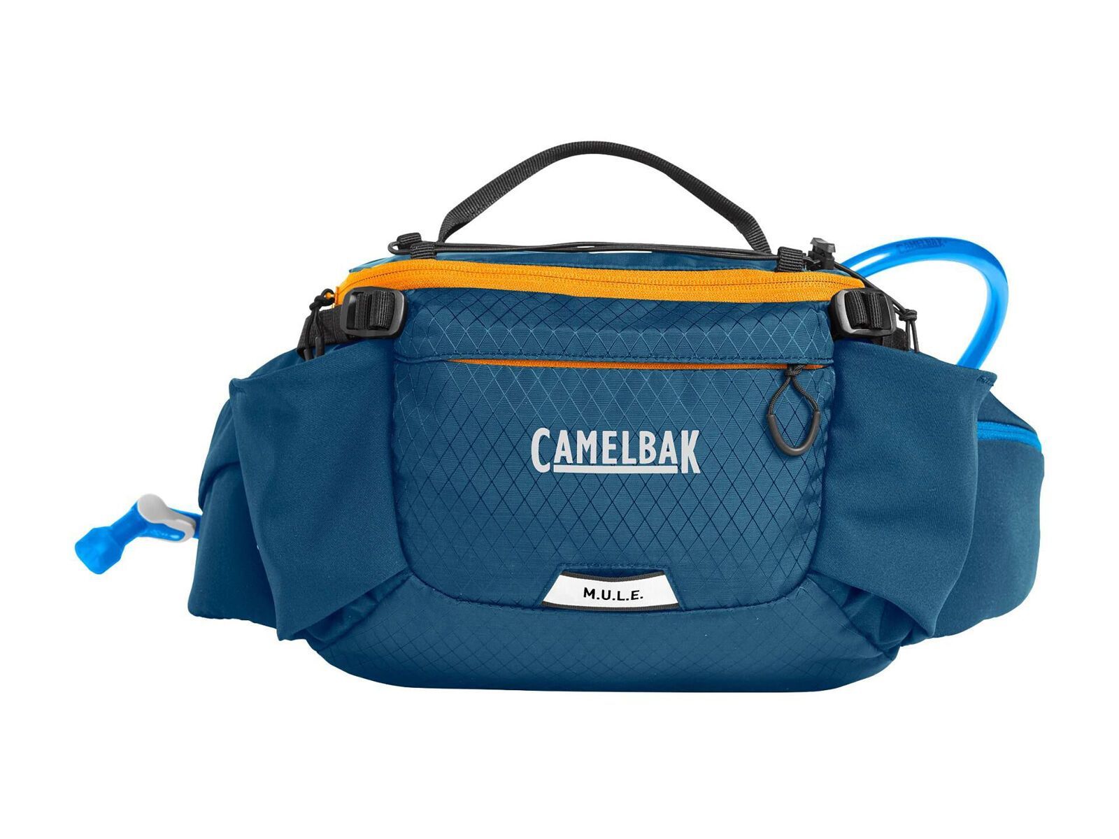 Camelbak M.U.L.E. 5 Waist Pack + 1,5-Liter-Trinkblase, gibraltar navy/orange - Bild 3