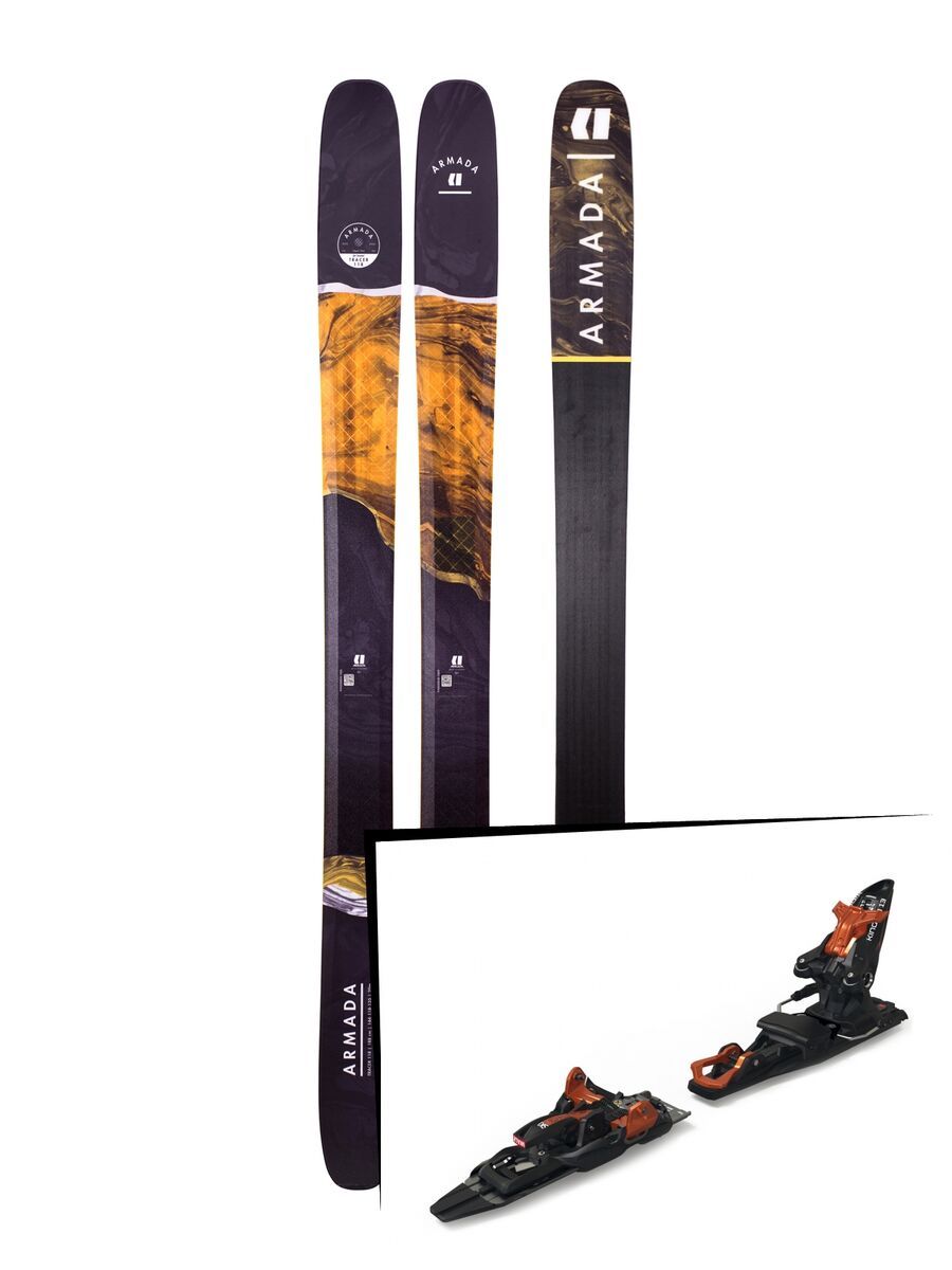 Set: Armada Tracer 118 CHX 2019 + Marker Kingpin 13 Demo black/copper - Bild 1