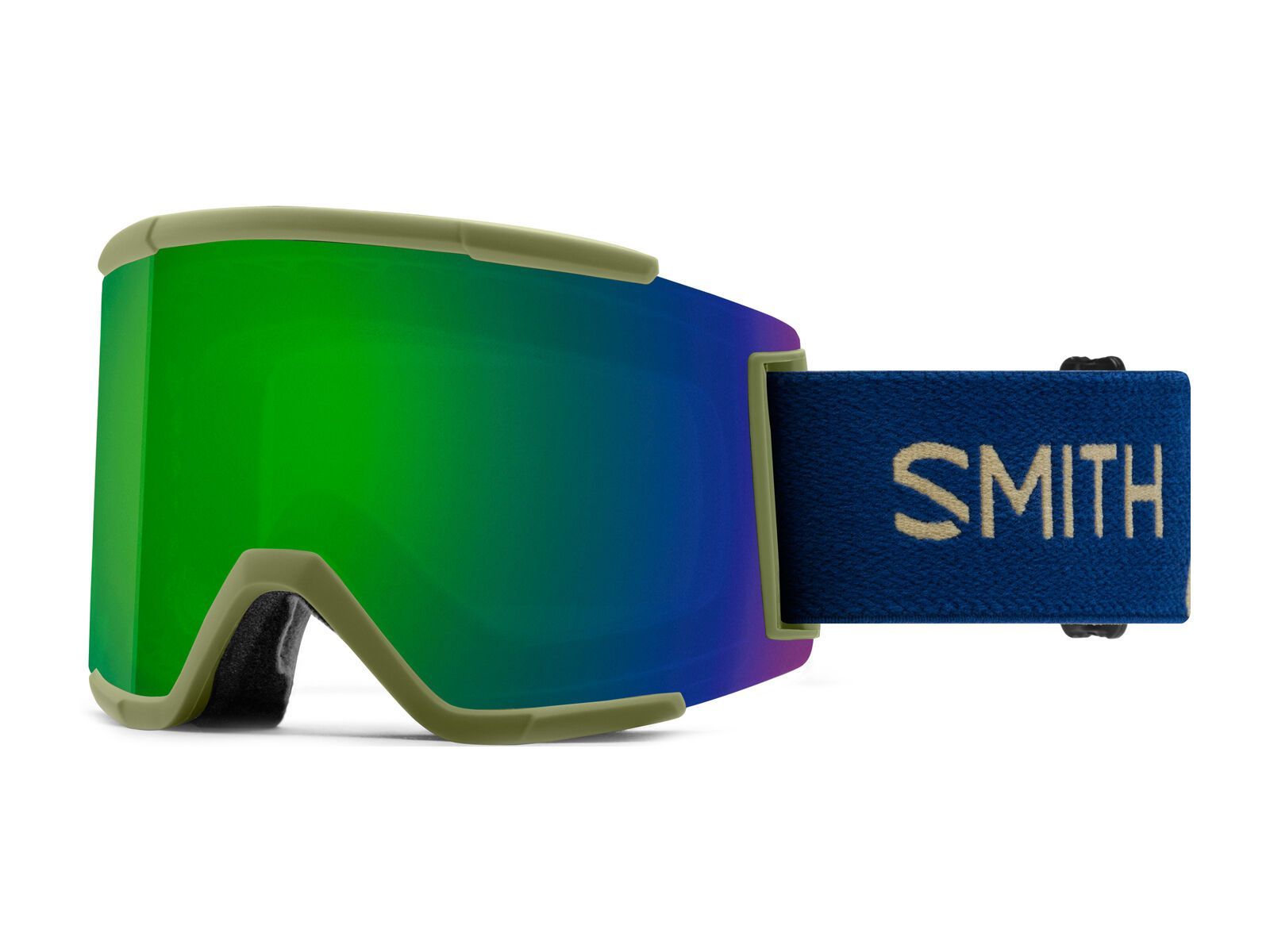 Smith Squad XL inkl. Wechselscheibe, navy camo split/Lens: chromapop sun green mirror - Bild 1