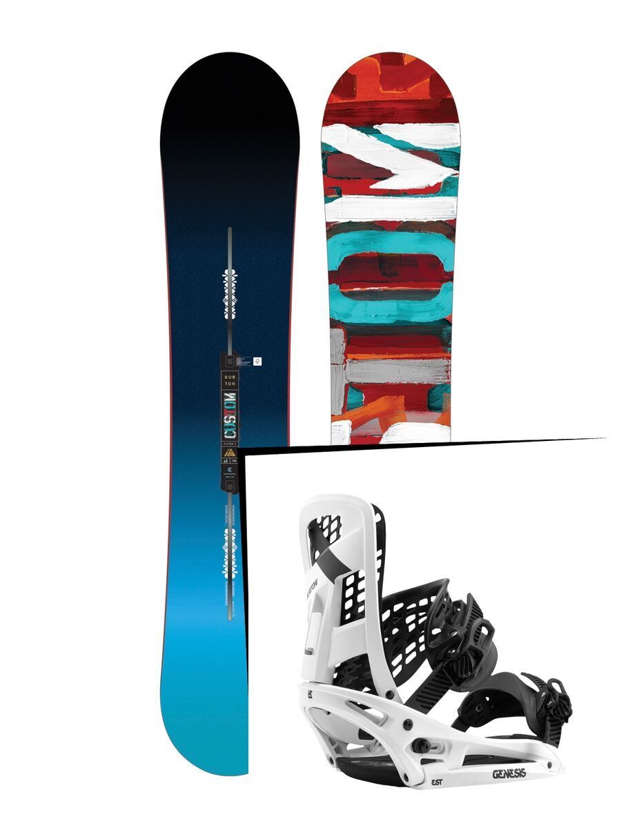 Set: Burton Custom Flying V 2017 +  Genesis EST (1712784S) - Bild 1
