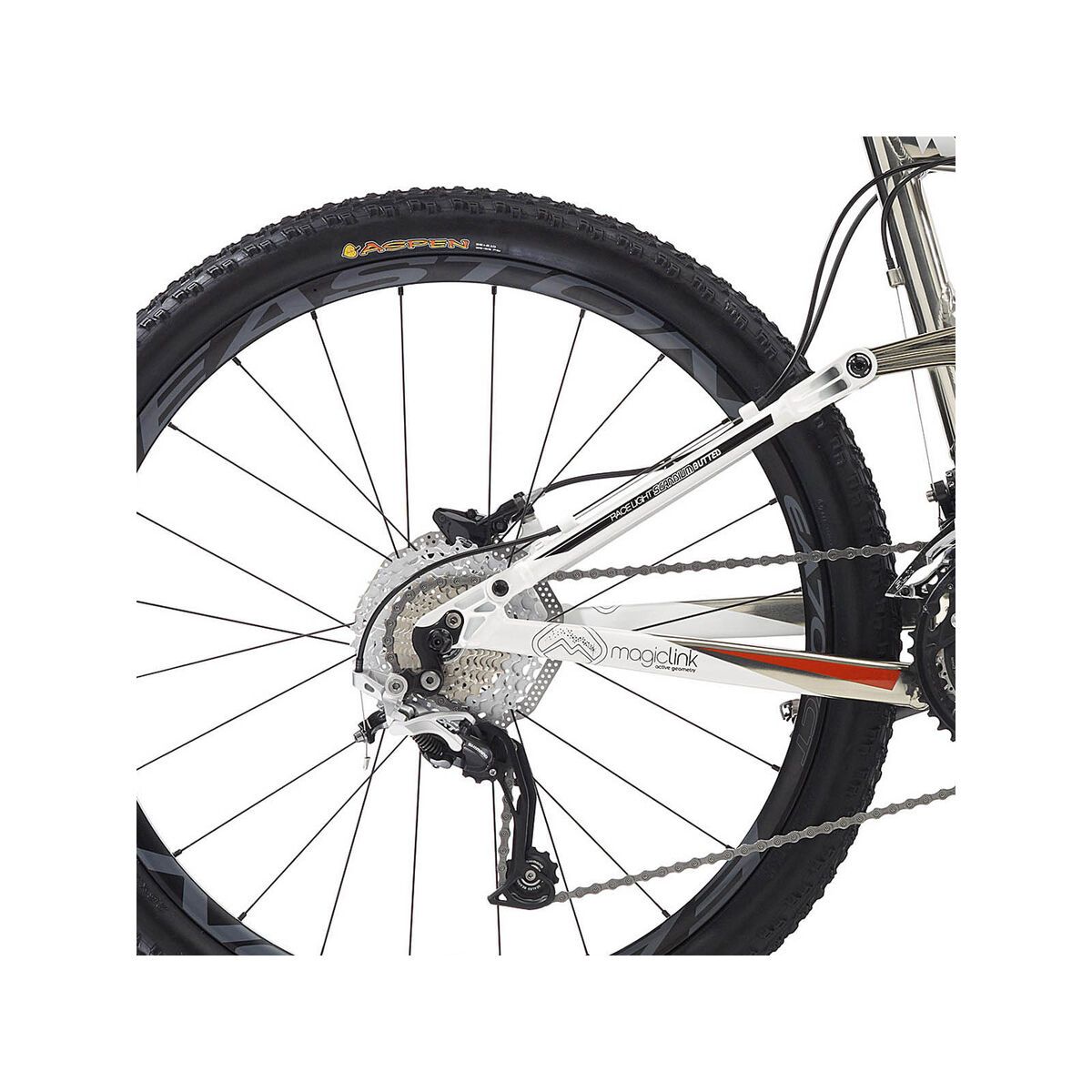 Kona 2+2, Brushed Silver/Orange/White - Bild 4