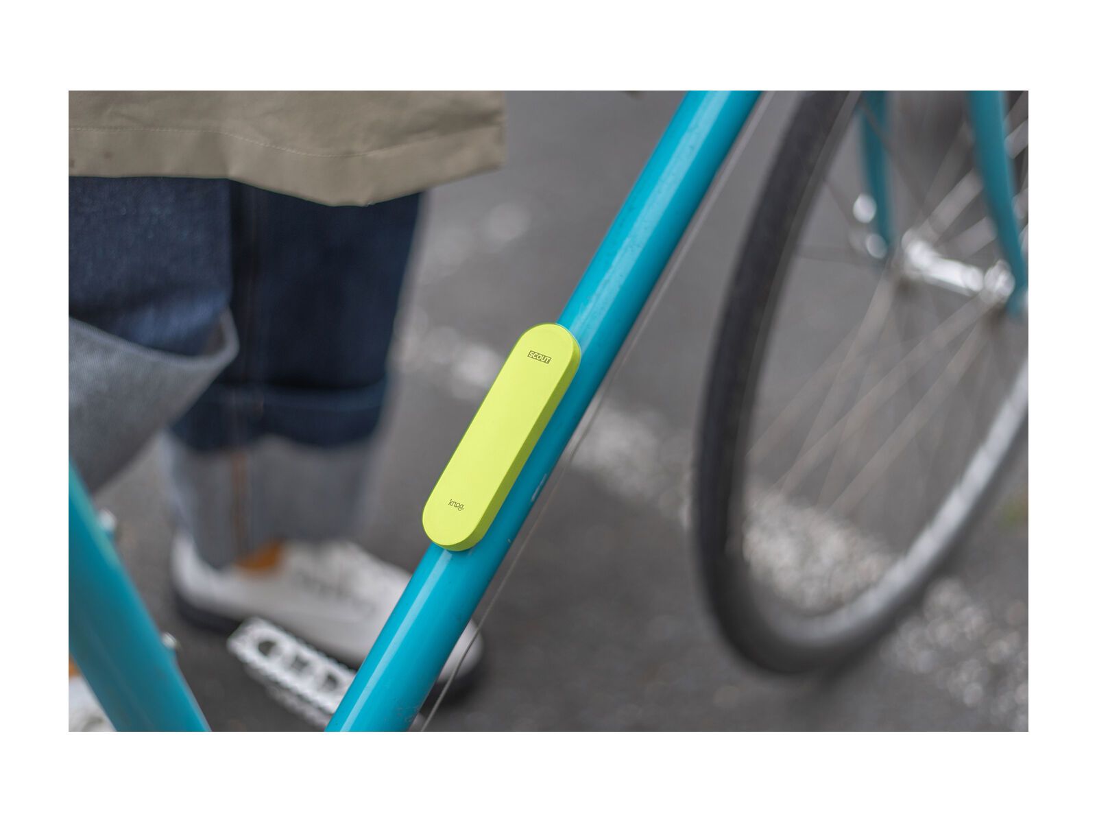 Knog Scout Alarm und Finder, black/neon yellow - Bild 4