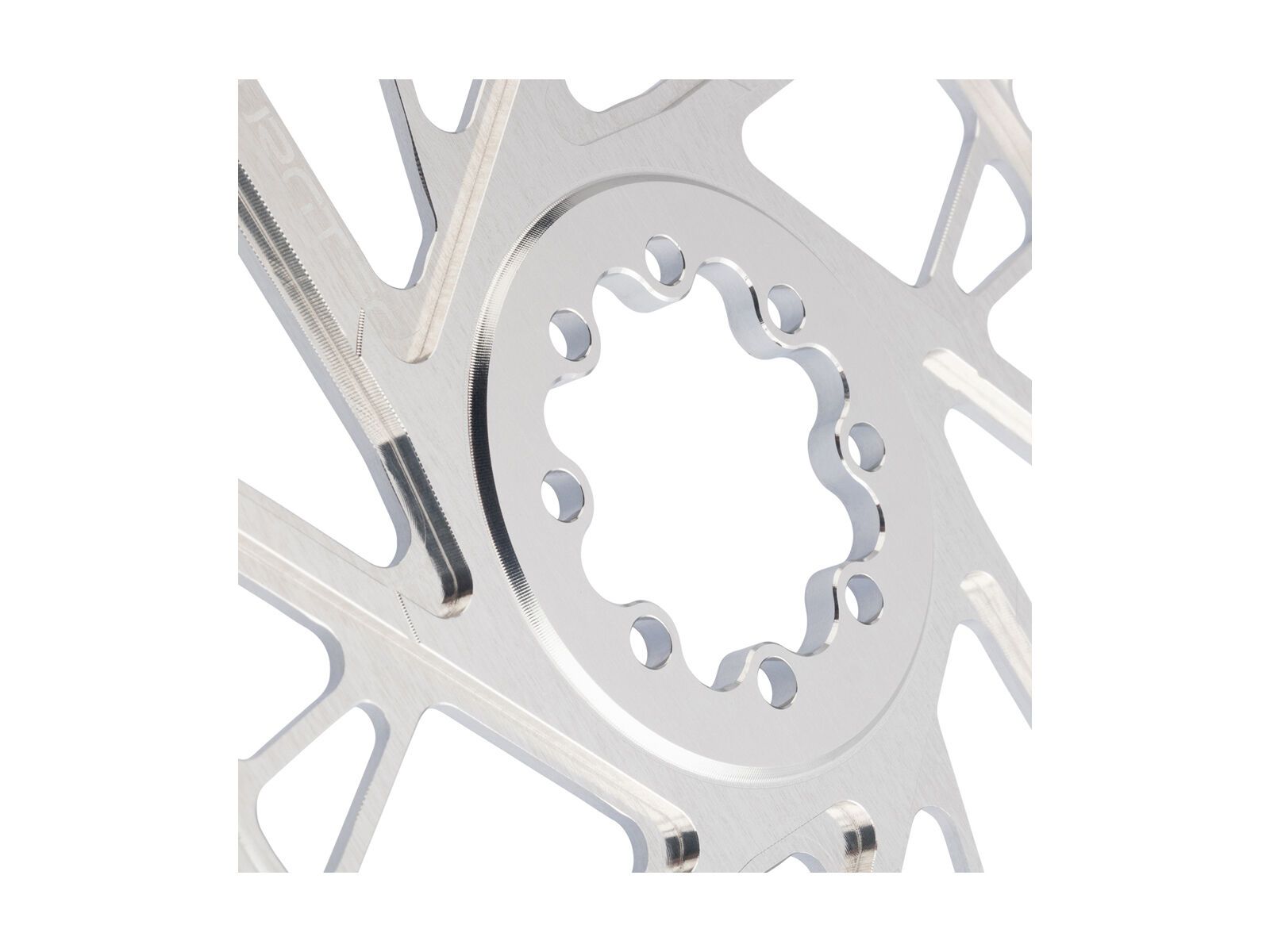 Burgtec 3 mm Offset Thick Thin Chainring SRAM 8-Bolt, rhodium silver - Bild 14