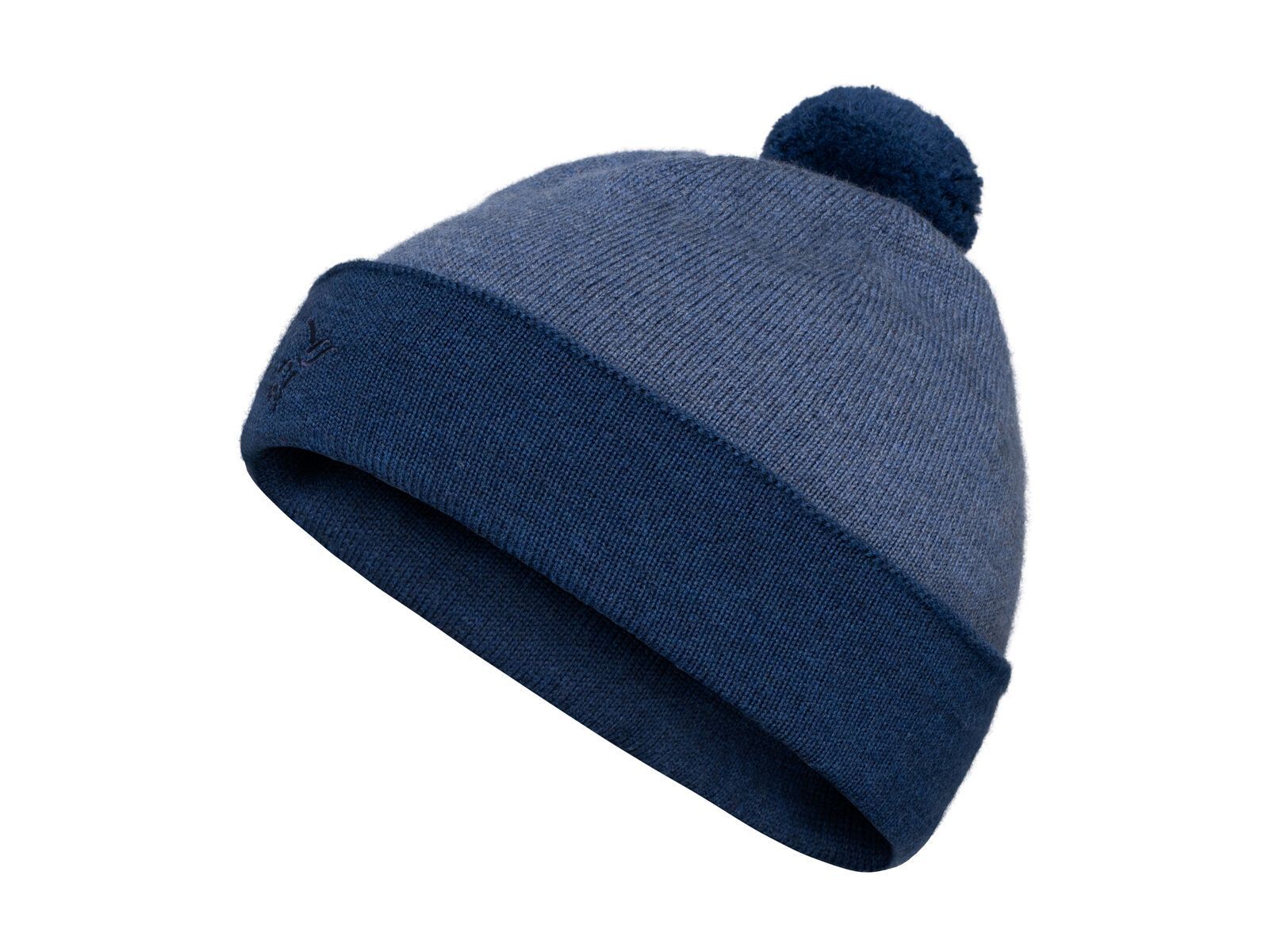 Norrona /29 mid merinoUll pom Beanie, vintage indigo melange - Bild 1