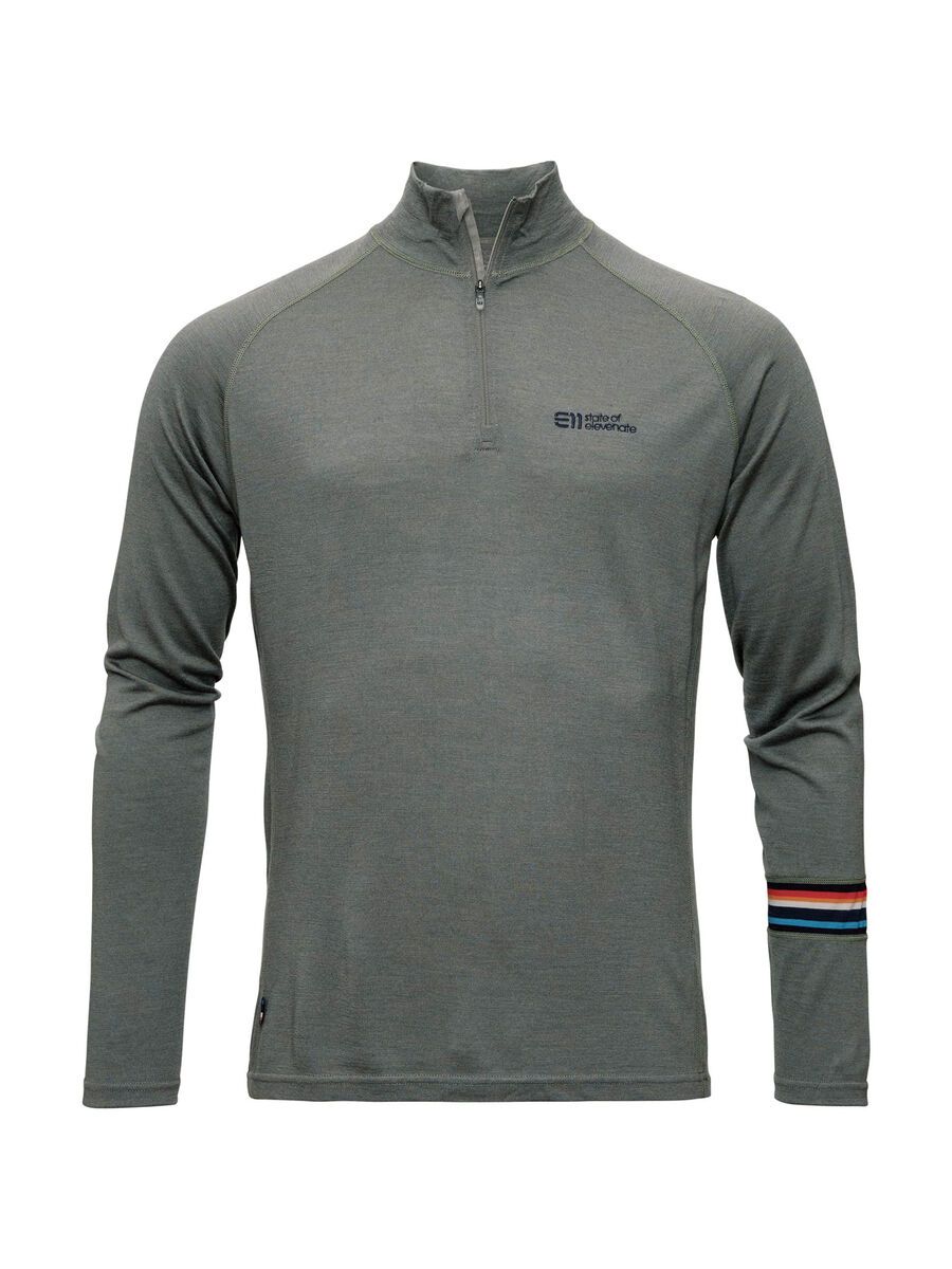 Elevenate Men's Primo Zip, gray green - Bild 1