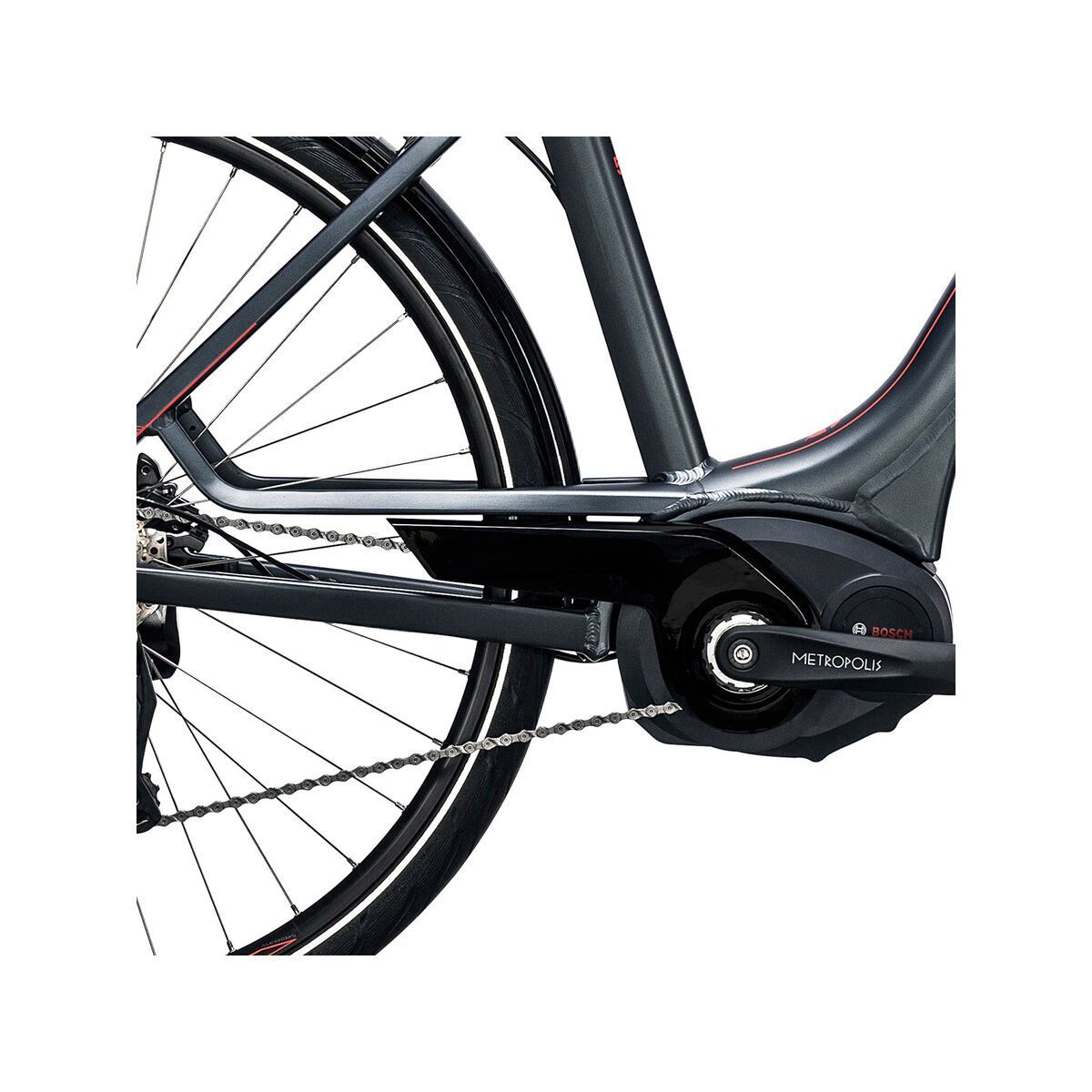 Cube Touring Hybrid 400 Easy Entry, grey´n´flashred - Bild 3