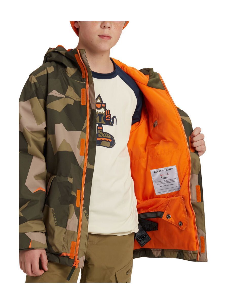 Burton Boys' Dugout Jacket, three crowns camo - Bild 3