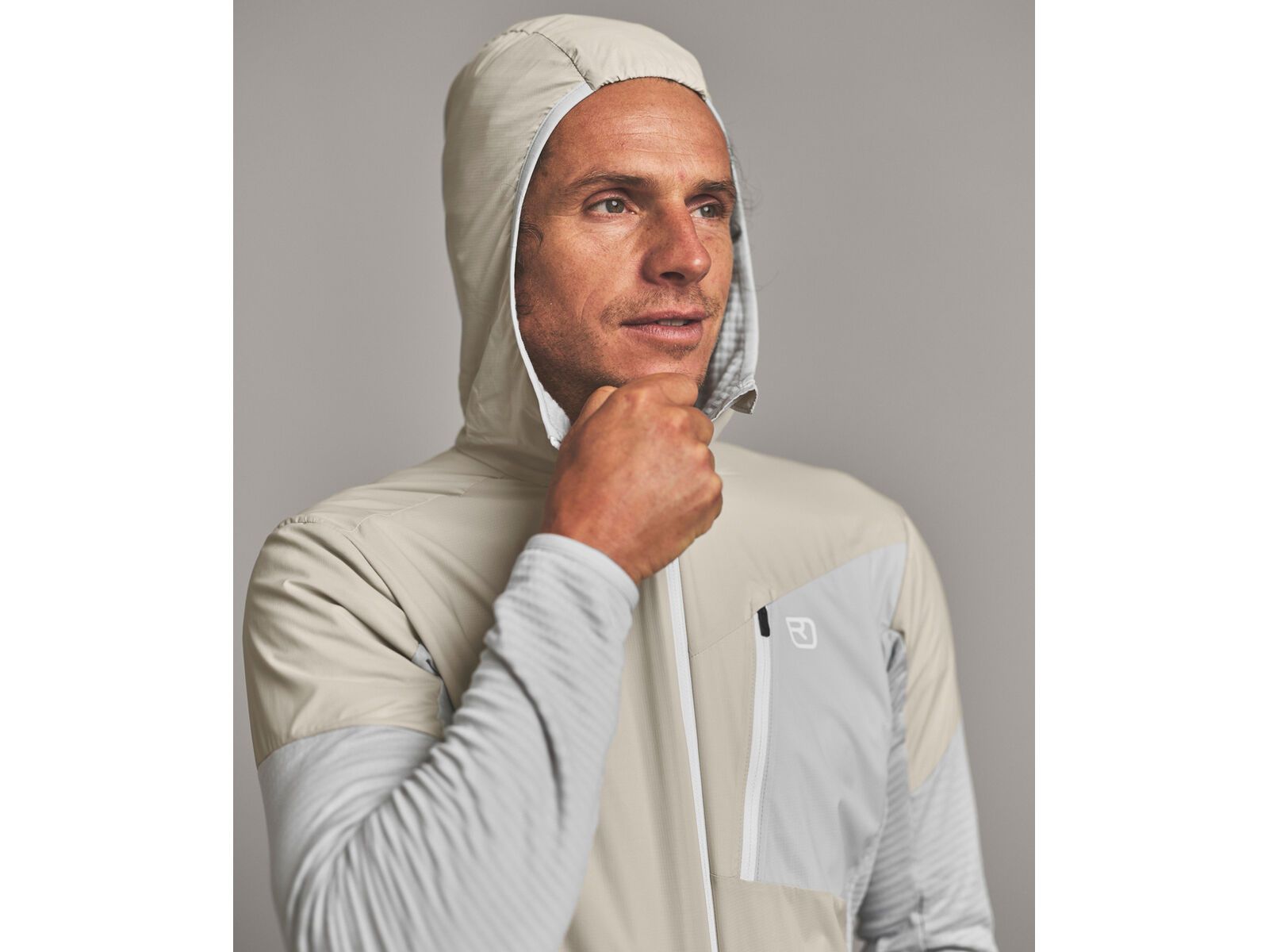 Ortovox Trace Hybrid Jkt M, white tea - Bild 5