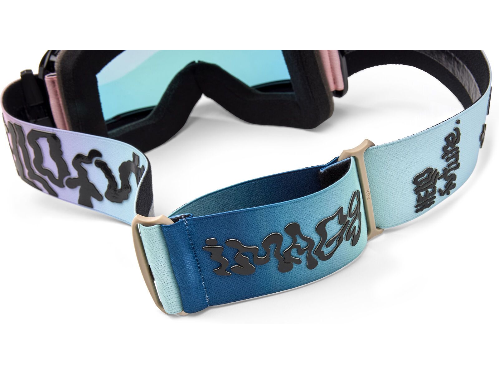 Fox Main Goggle Hello Future, Mirror / light blue - Bild 4
