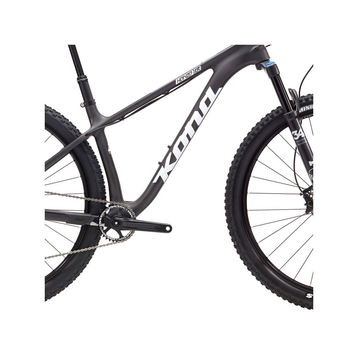 Kona Honzo CR Trail, matt carbon/white/silver - Bild 3