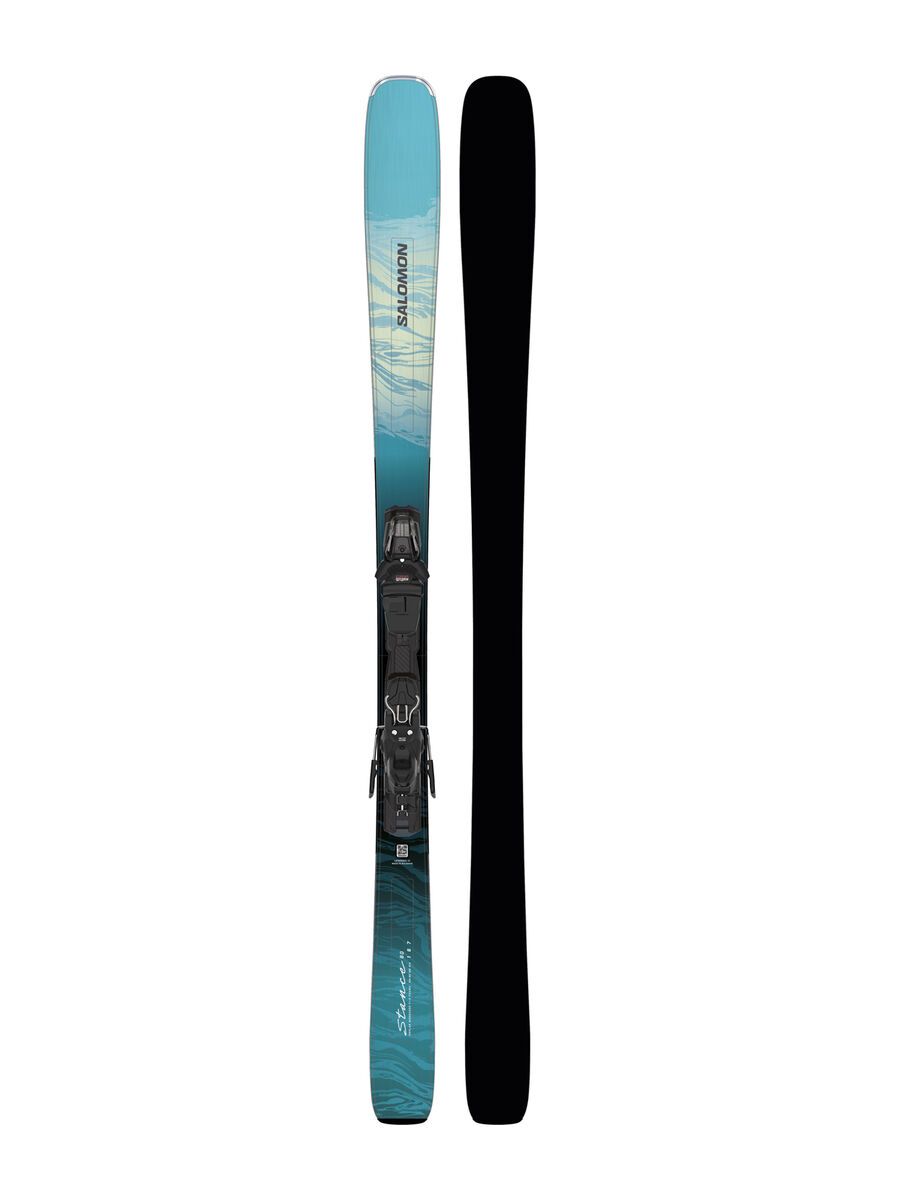 Salomon Stance 80 + M10 GW L80, alaskan blue/porcelain/lime cream - Bild 1
