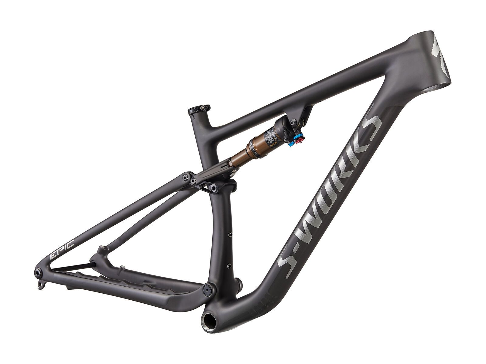 Specialized S-Works Epic Evo Frameset, black liquid metal/chrome logos - Bild 1
