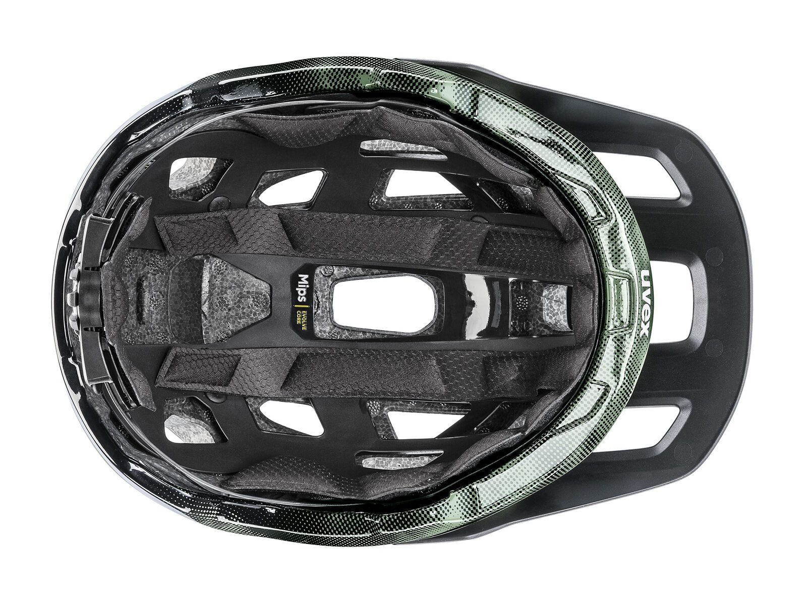 uvex react MIPS, moss green-black matt - Bild 5