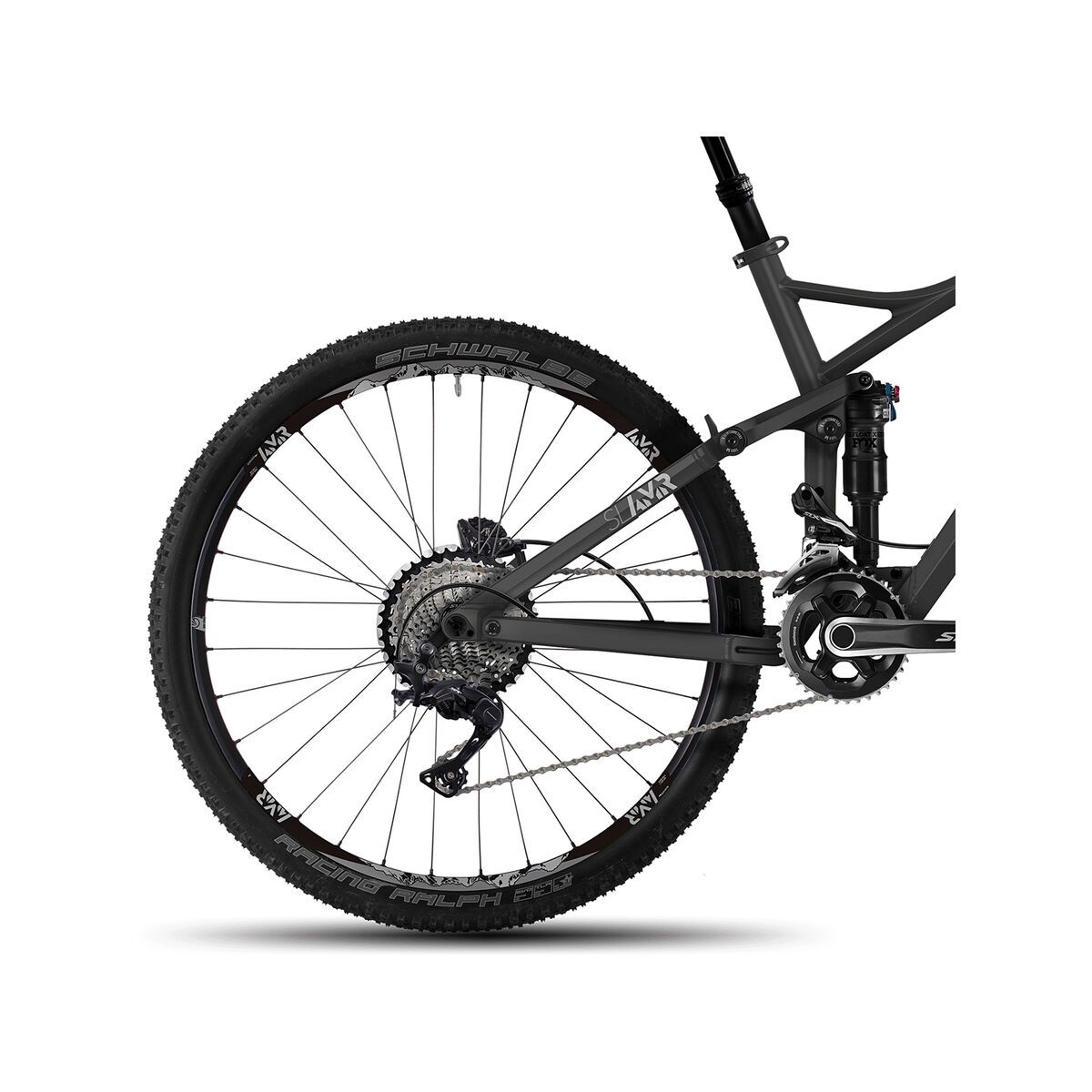 Ghost SL AMR 4 AL, titanium grey/smoke white/gray - Bild 4