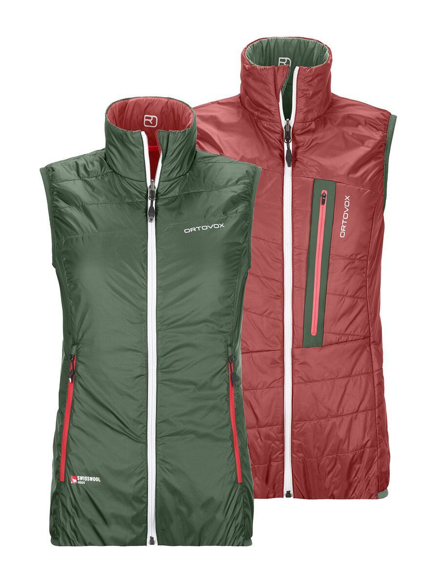 Ortovox Swisswool Piz Grisch Vest W, green forest - Bild 1