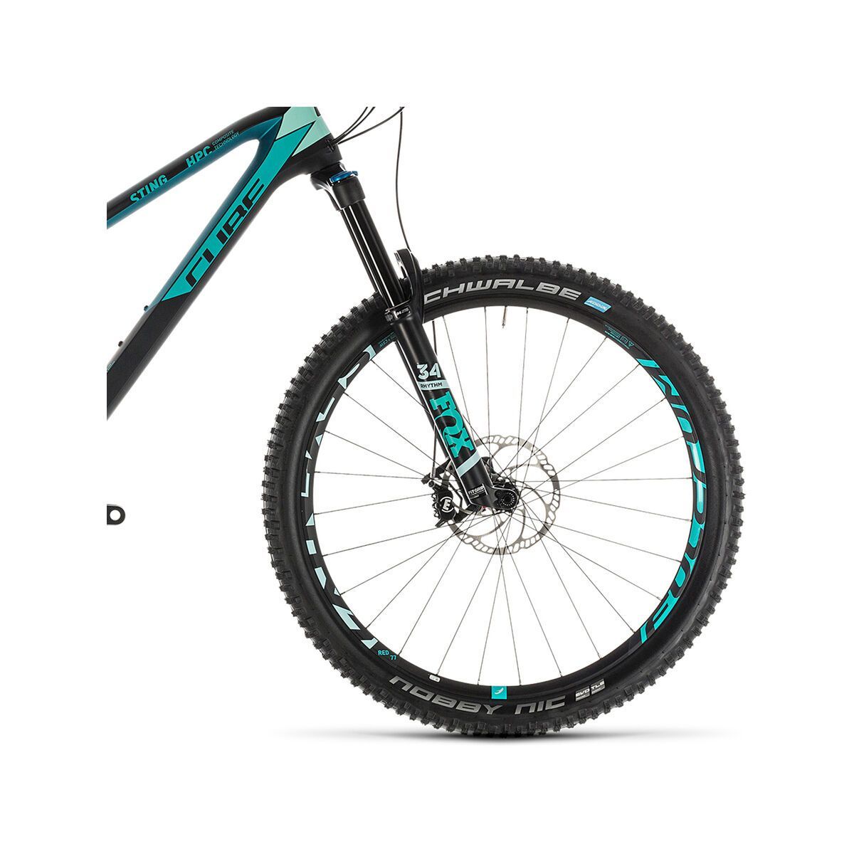 Cube Sting WS 140 HPC Race 27.5, carbon´n´mint - Bild 2