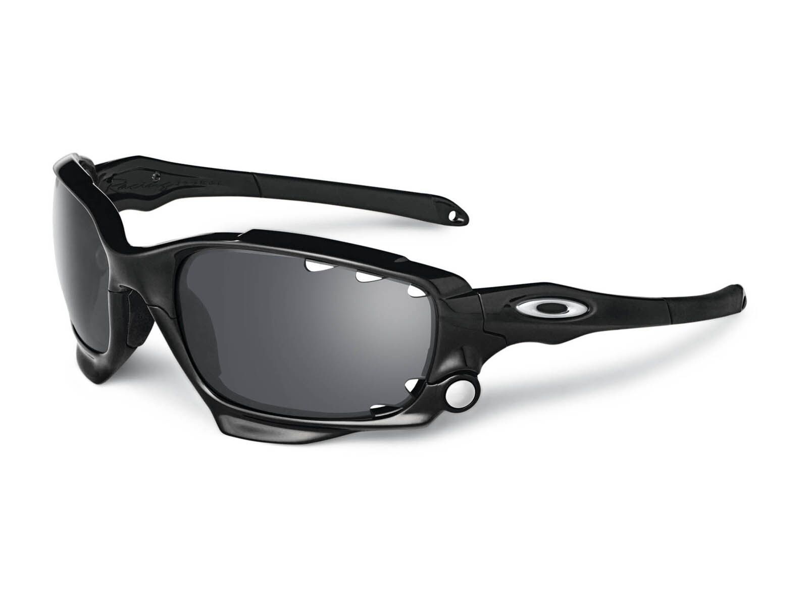 Oakley Racing Jacket Vented, Polished Black/Black Iridium & P42 - Bild 1