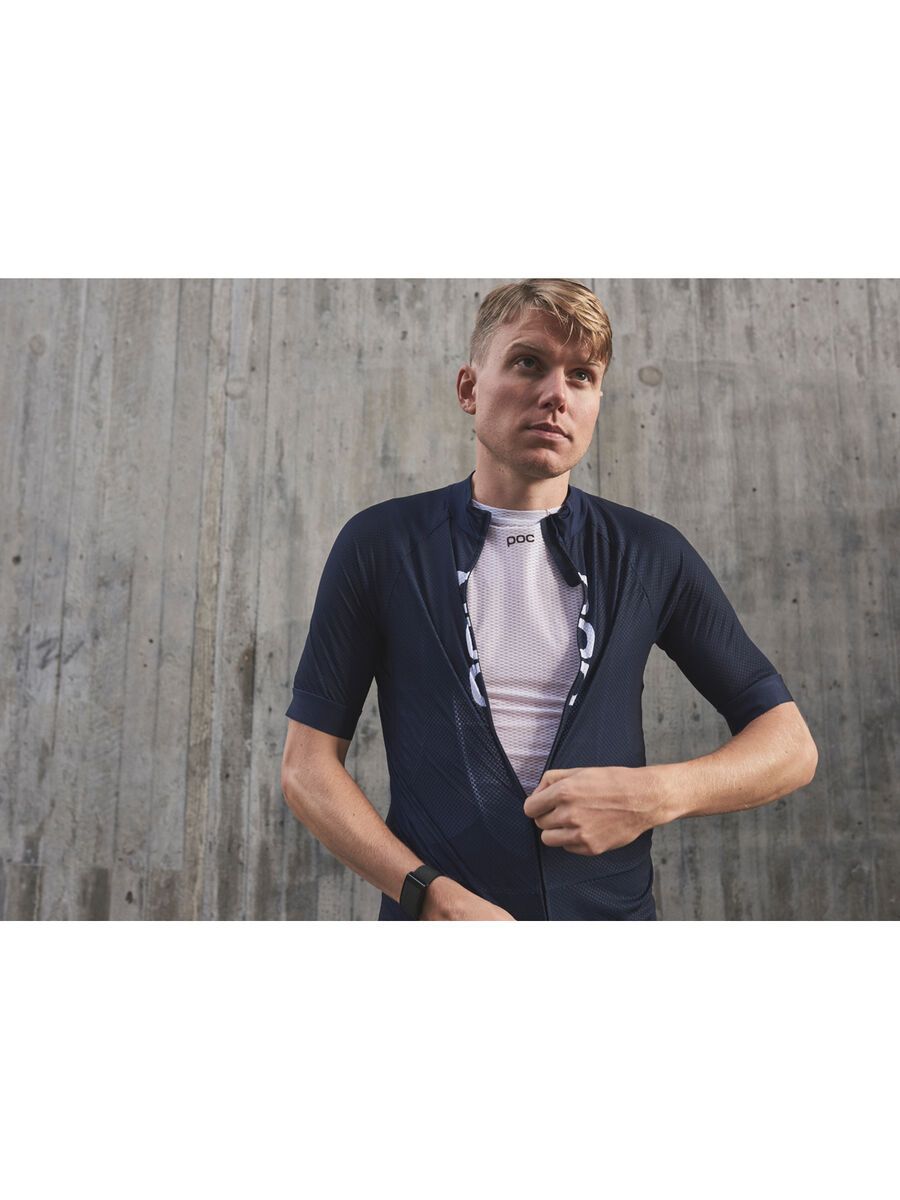 POC M's Essential Road Logo Jersey, turmaline navy - Bild 4