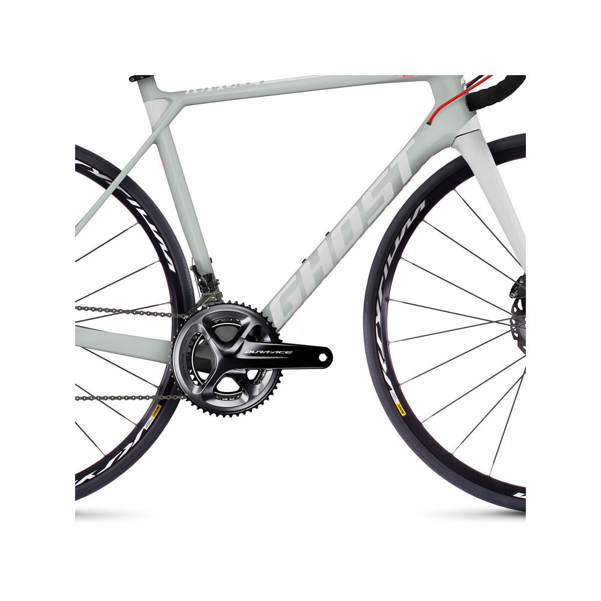 Ghost Nivolet X 9.8 LC, cloud white/star white/neon red - Bild 3