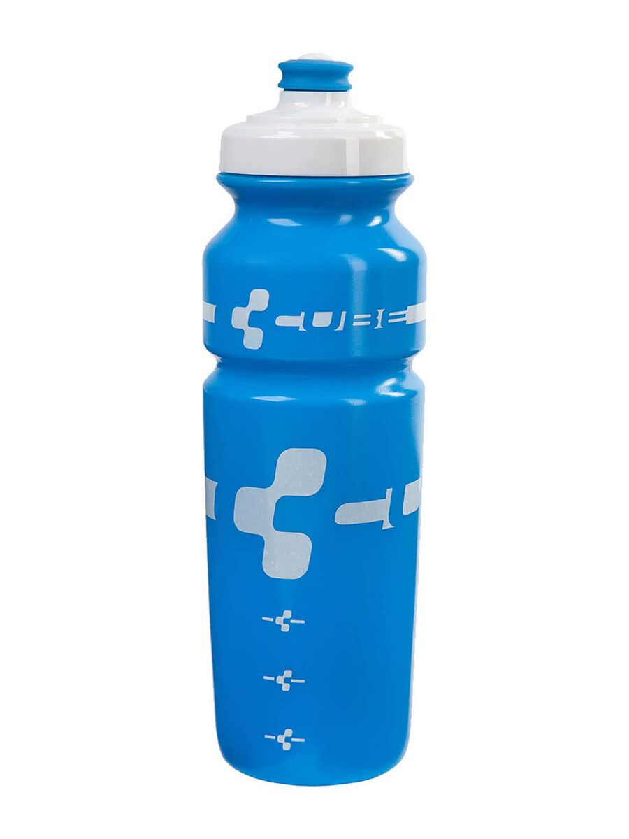 Cube Trinkflasche Logo, weiß/blau - Bild 1