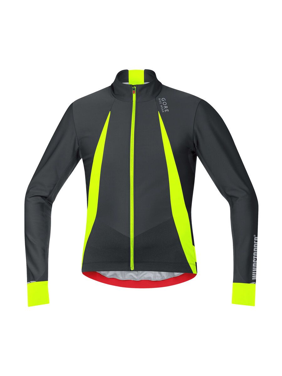 Gore Bike Wear Oxygen Windstopper Trikot Lang, black neon yellow - Bild 1