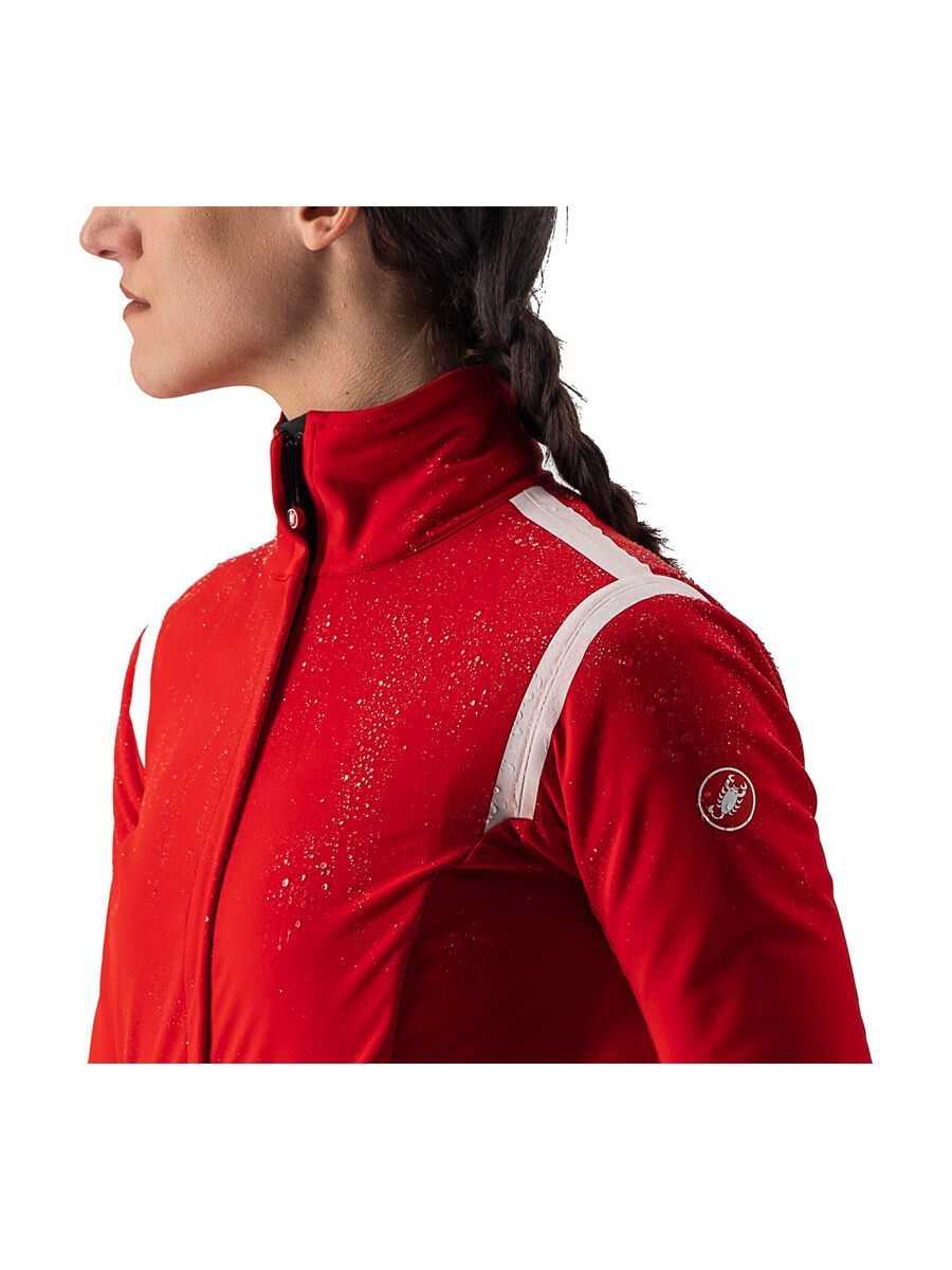 Castelli Alpha RoS 2 W Jacket, red/white-silver gray - Bild 9