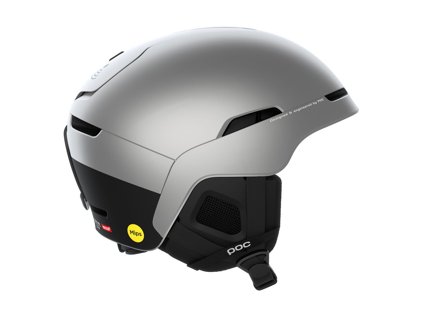 ***2. Wahl*** POC Obex BC MIPS argentite silver matt - Bild 3