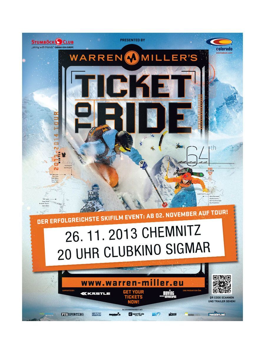 BIKER-BOARDER Warren Millers Flow State, 22.11.2012 Chemnitz - Bild 1