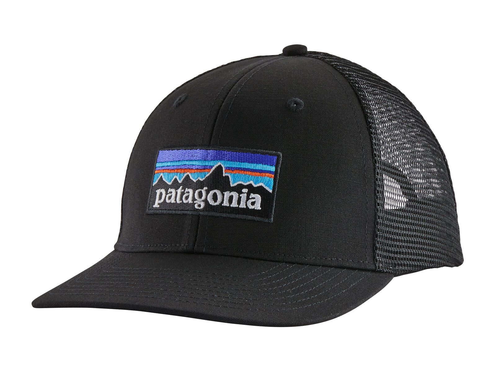 Patagonia P-6 Logo Trucker Hat black 38289-BLK-ALL