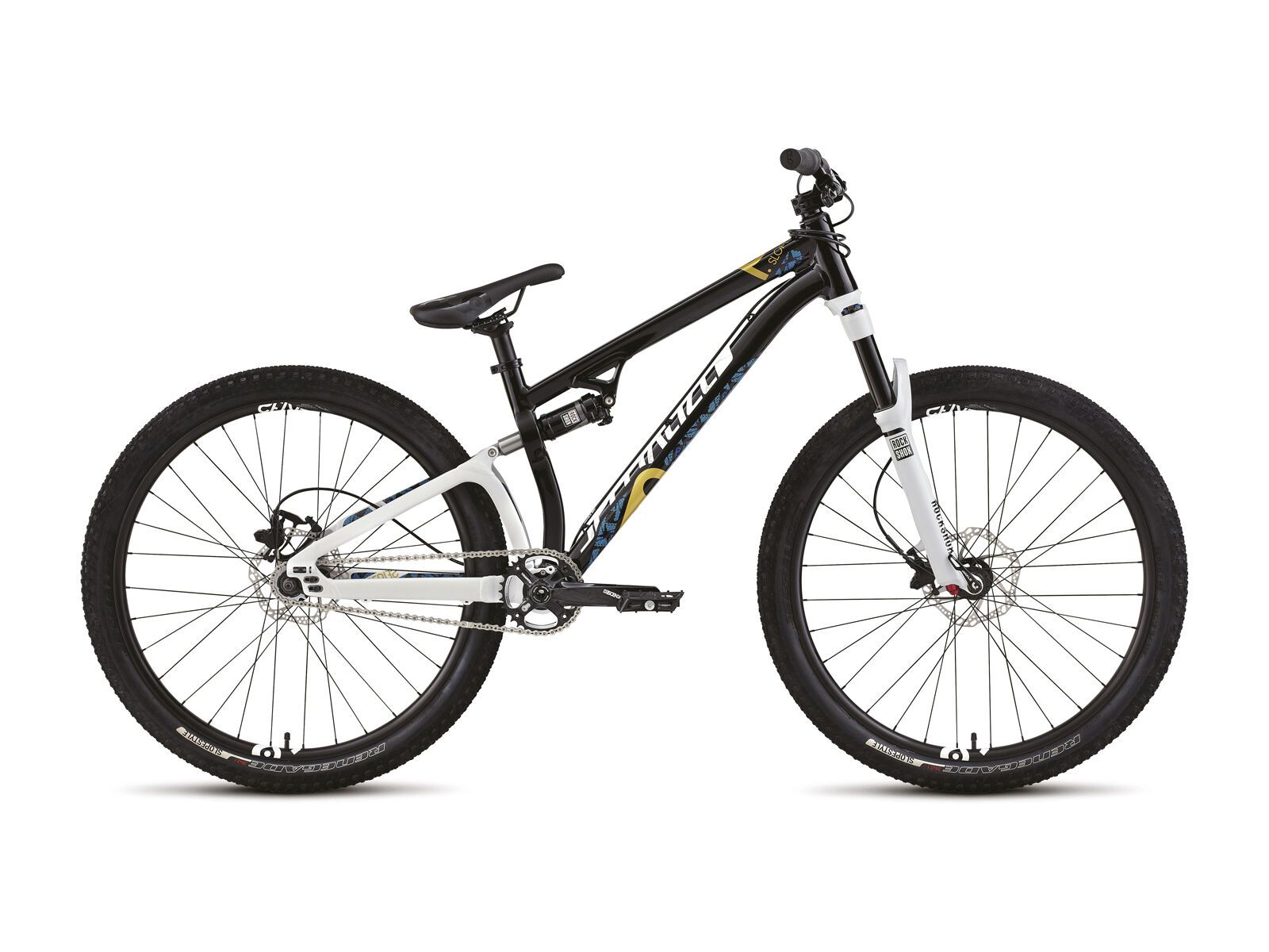 Specialized P. Slope, Gloss Black/White/Cyan/Gold - Bild 1