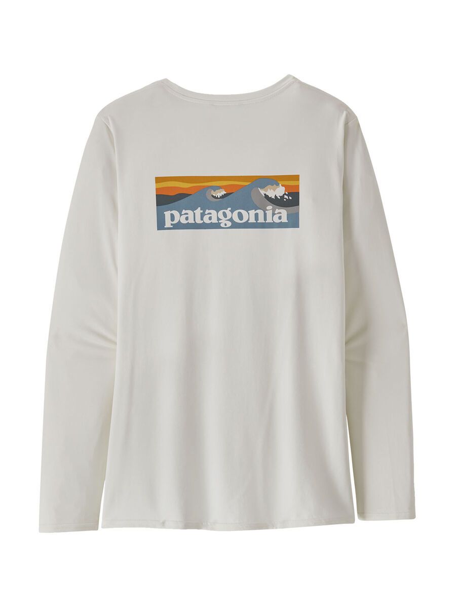 Patagonia Women's Long-Sleeved Capilene Cool Daily Graphic Shirt Waters, light plume grey/white - Bild 2