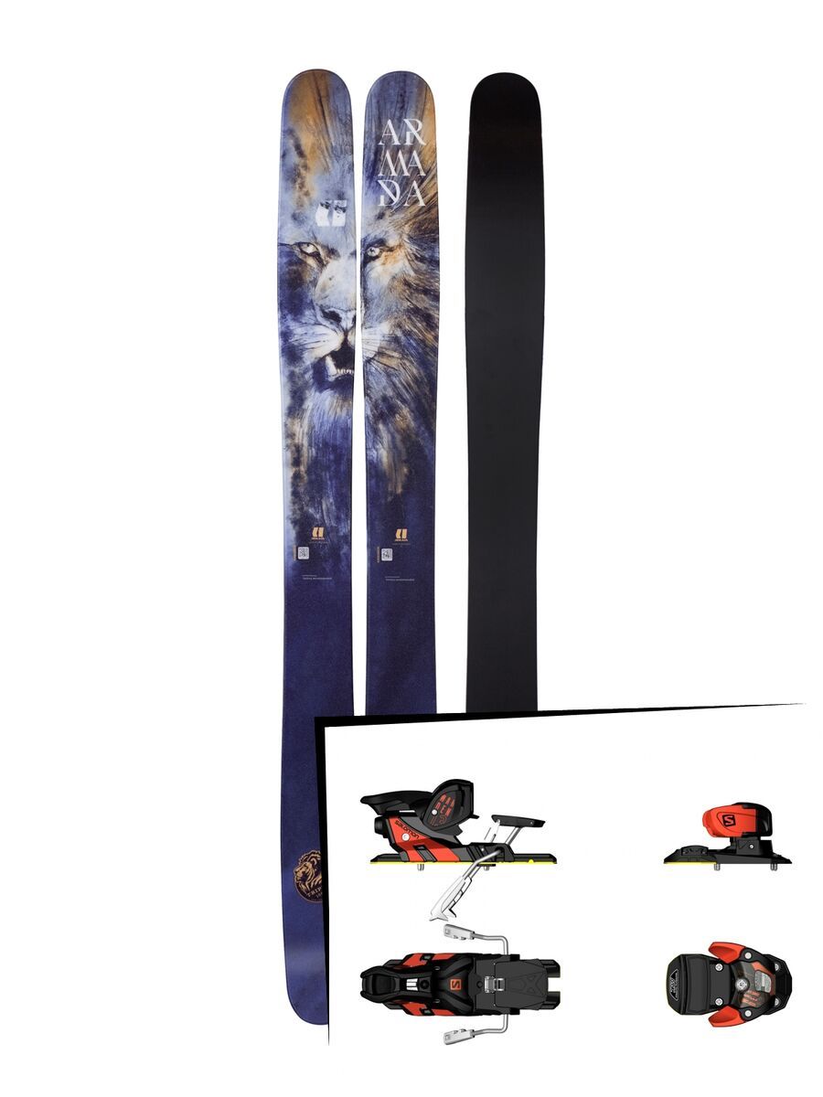 Set: Armada Triple J 2018 + Salomon Warden MNC 13 white/black/orange - Bild 1