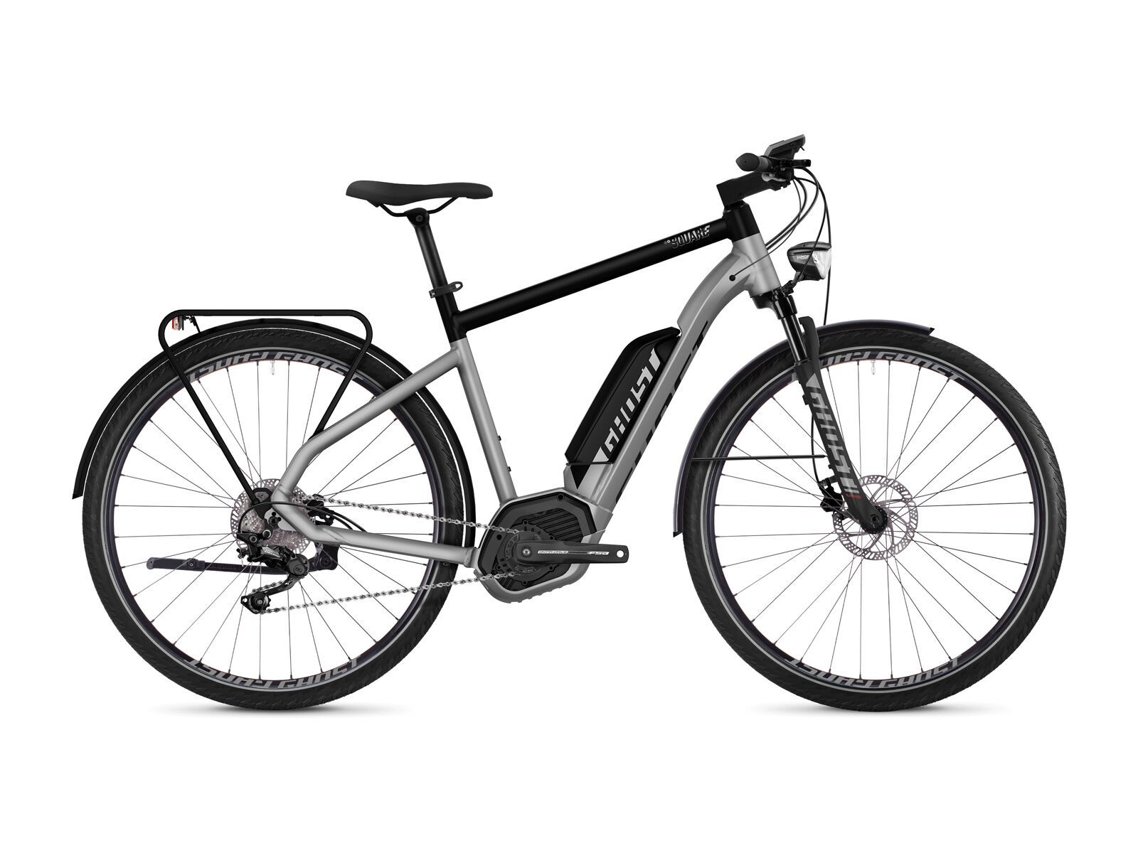 Ghost Hybride Square Trekking B5.8 AL, palladium silver/night black - Bild 1