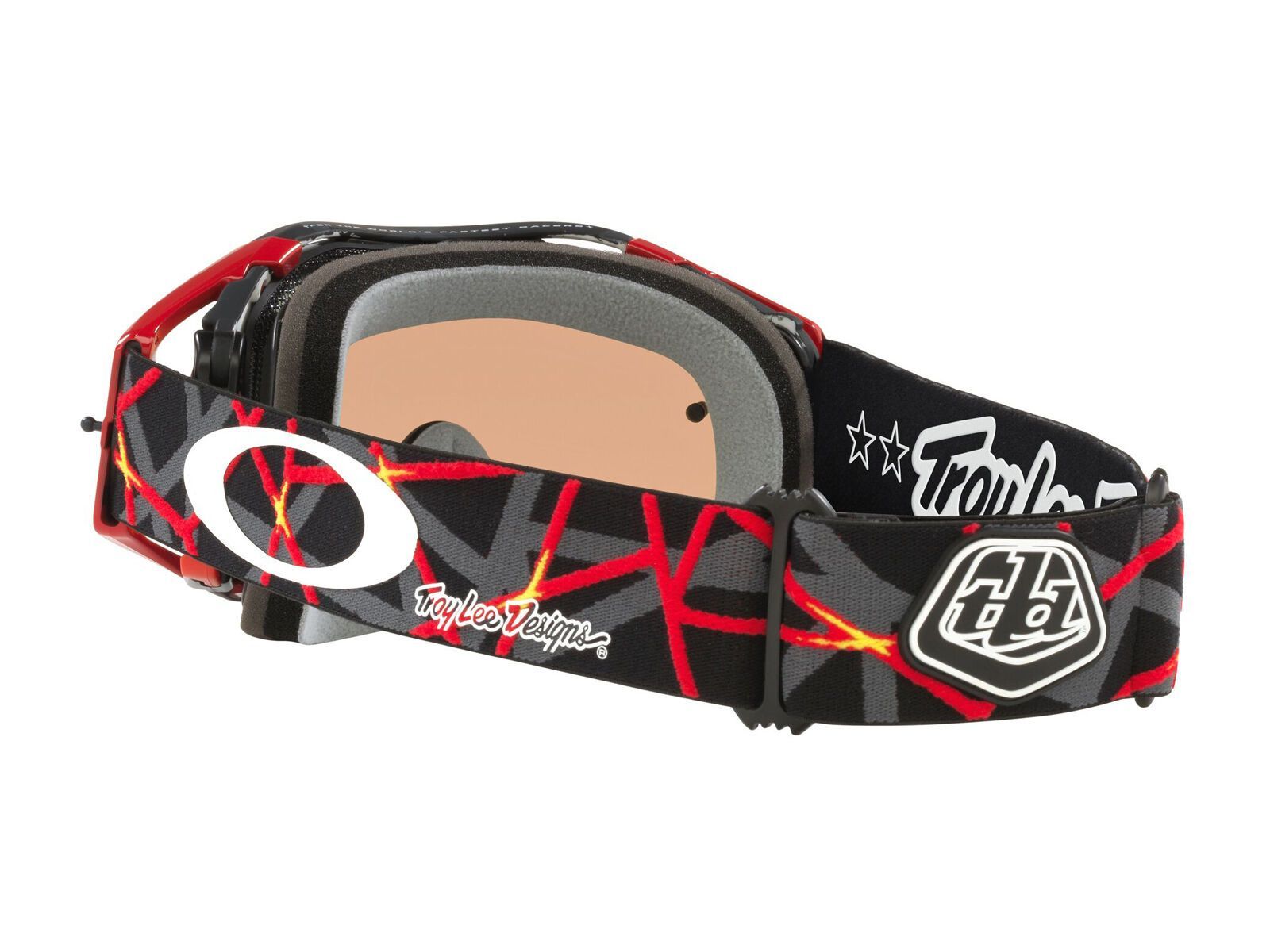 Oakley Airbrake MTB Troy Lee Designs - Prizm MX Torch Iridium, black webstar - Bild 5