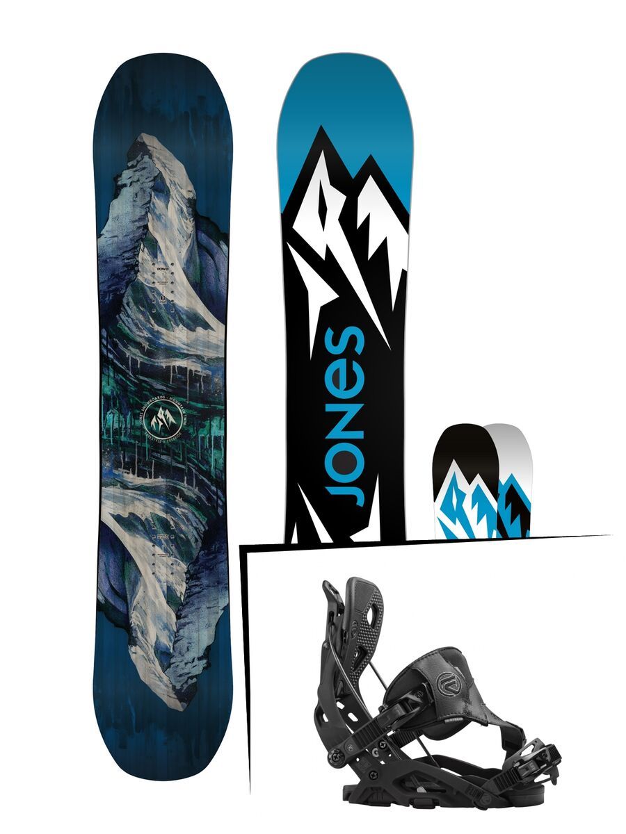 Set: Jones Mountain Twin 2017 + Flow Fuse Hybrid (1513148S) - Bild 1