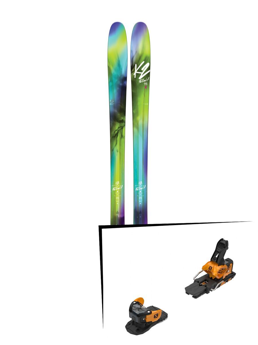 Set: K2 SKI FulLUVit 95 2017 + Salomon Warden MNC 13 (2212344) - Bild 1