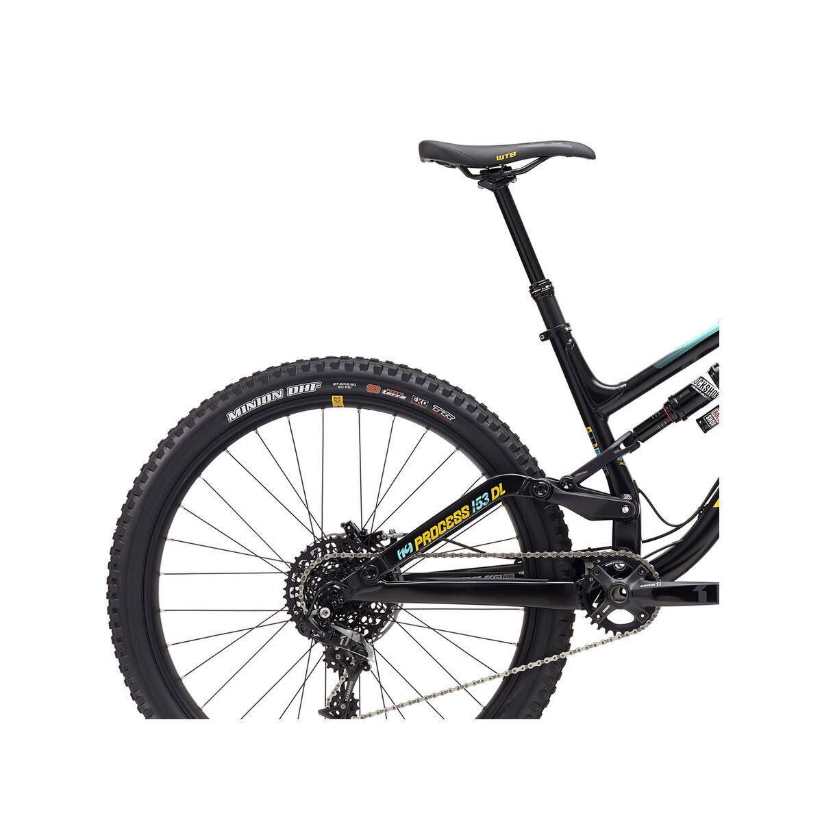 Kona Process 153 DL, matt black/yellow/green - Bild 5