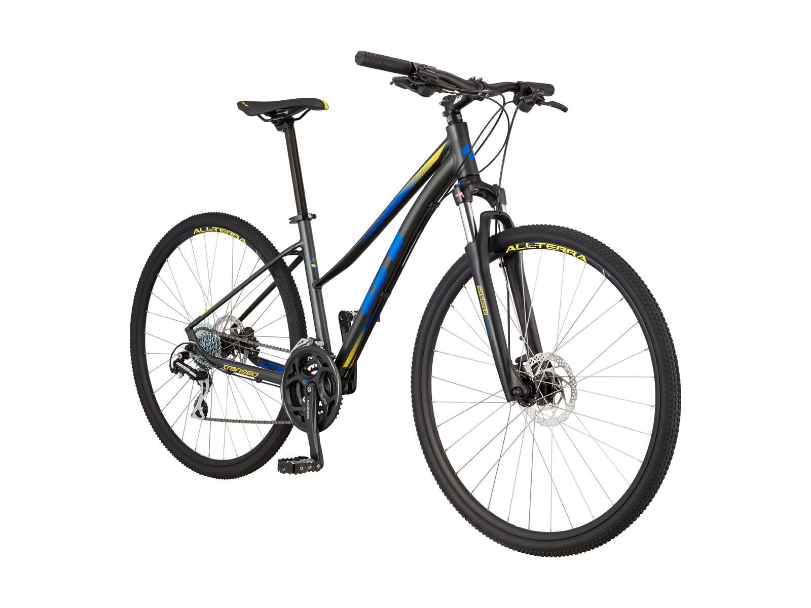 GT Transeo Elite Step Thru, satin gun w/ yellow and ink - Bild 3