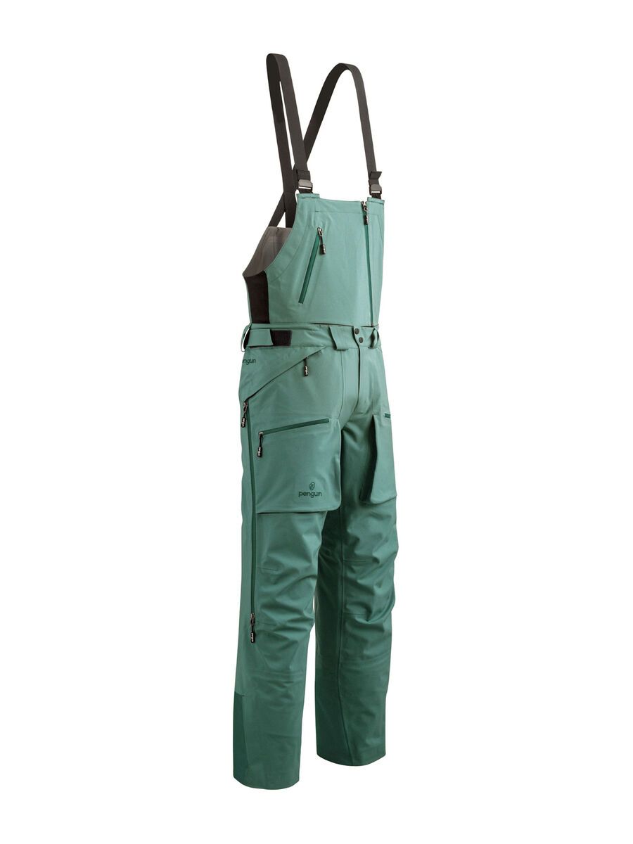 Penguin Männer 3 Lagen Dermizax Shell (Latz-) Hose, fender green - Bild 1