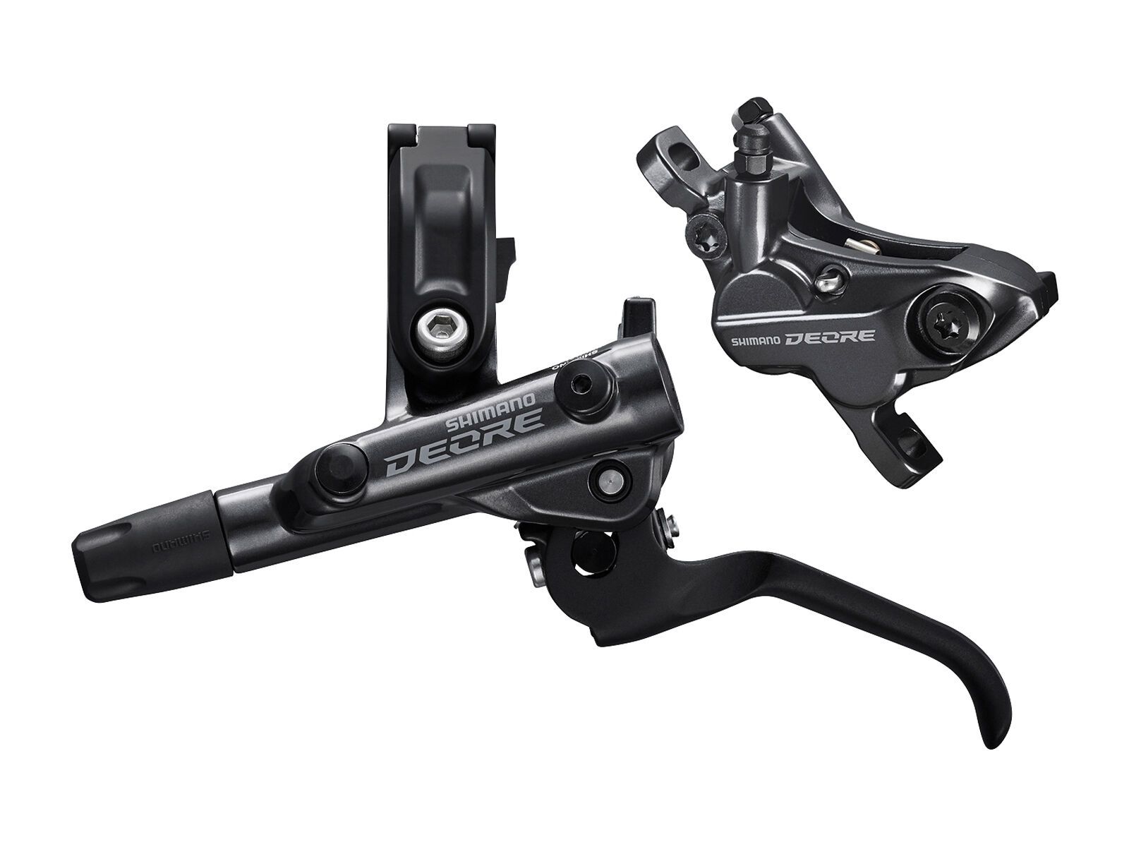 Shimano Deore BL-M6100/BR-M6120 - 4-Kolben / VR, schwarz - Bild 1